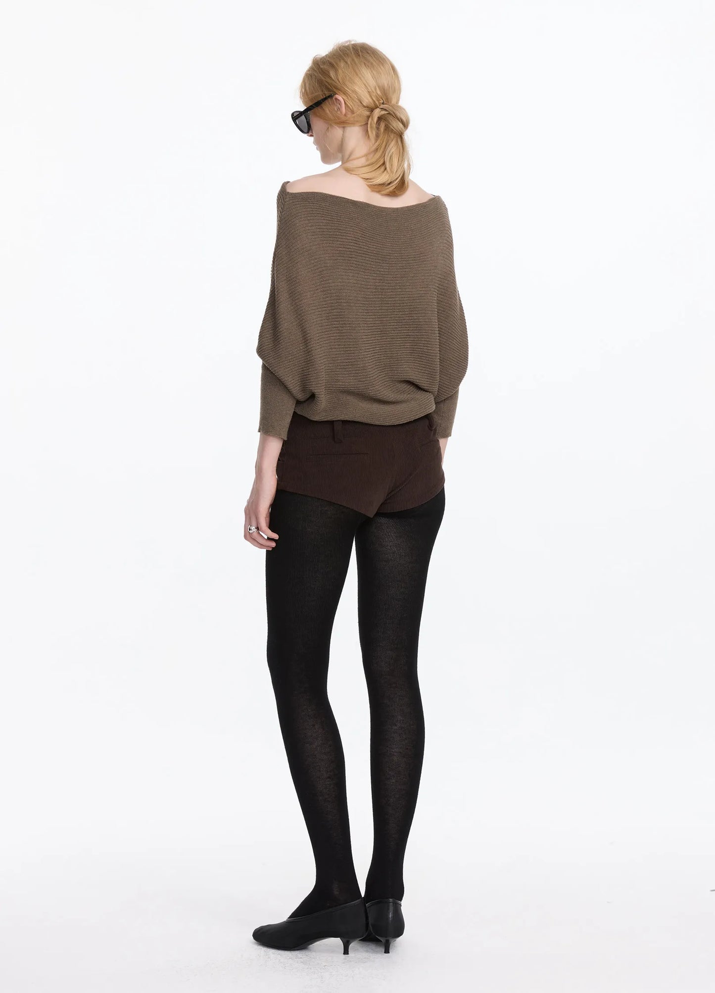 Batwing Knit Shawl