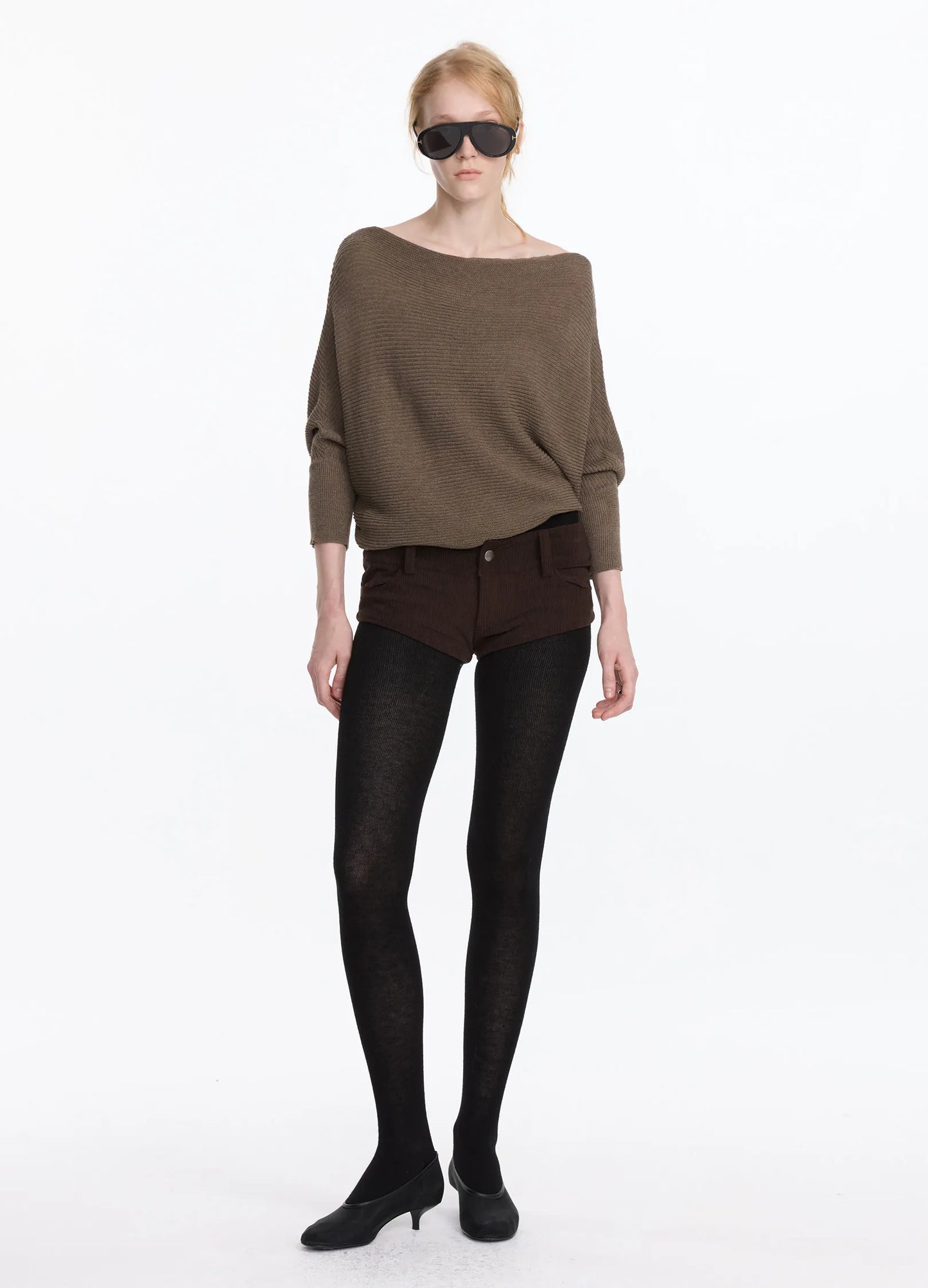 Batwing Knit Shawl