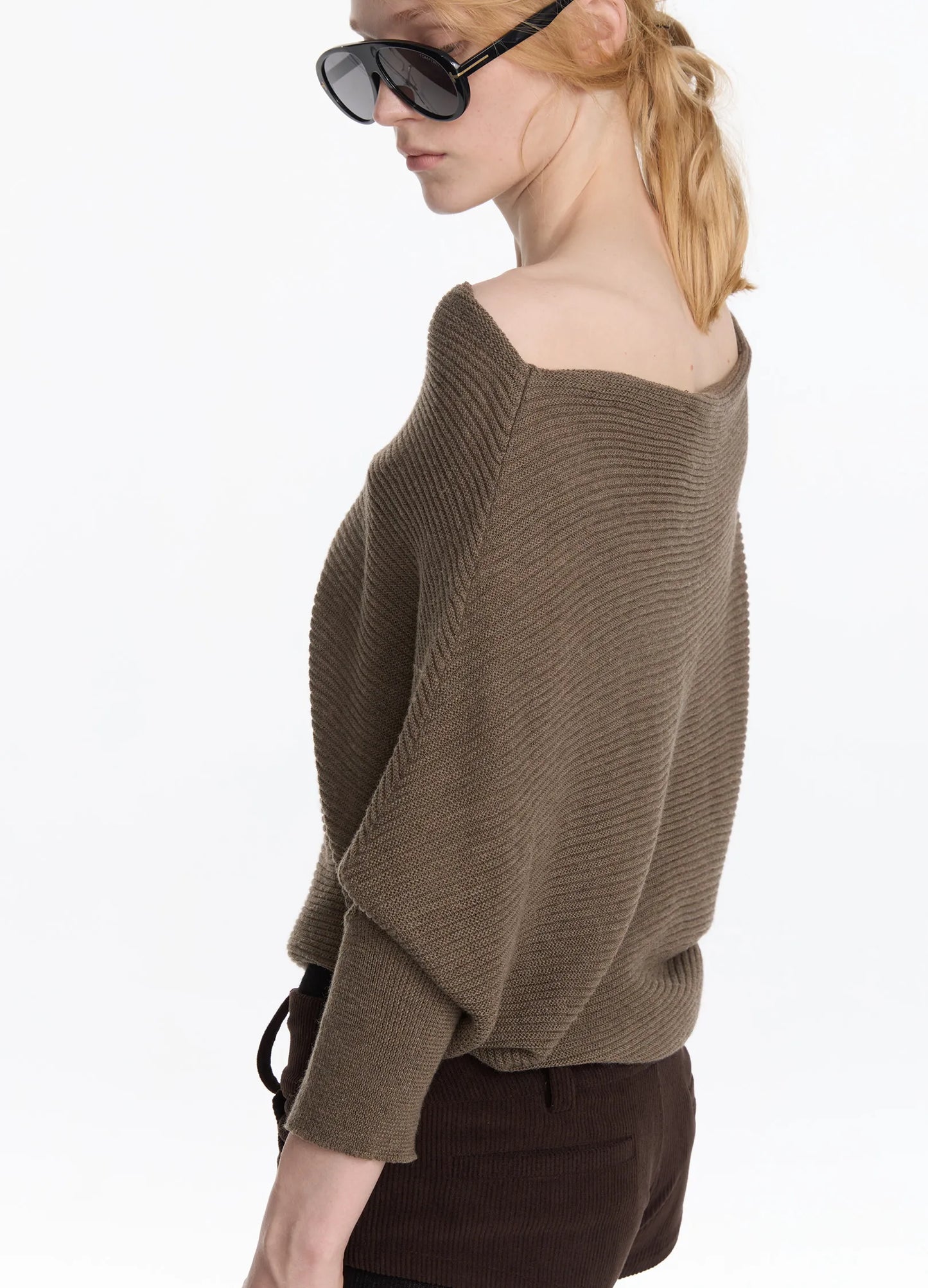 Batwing Knit Shawl
