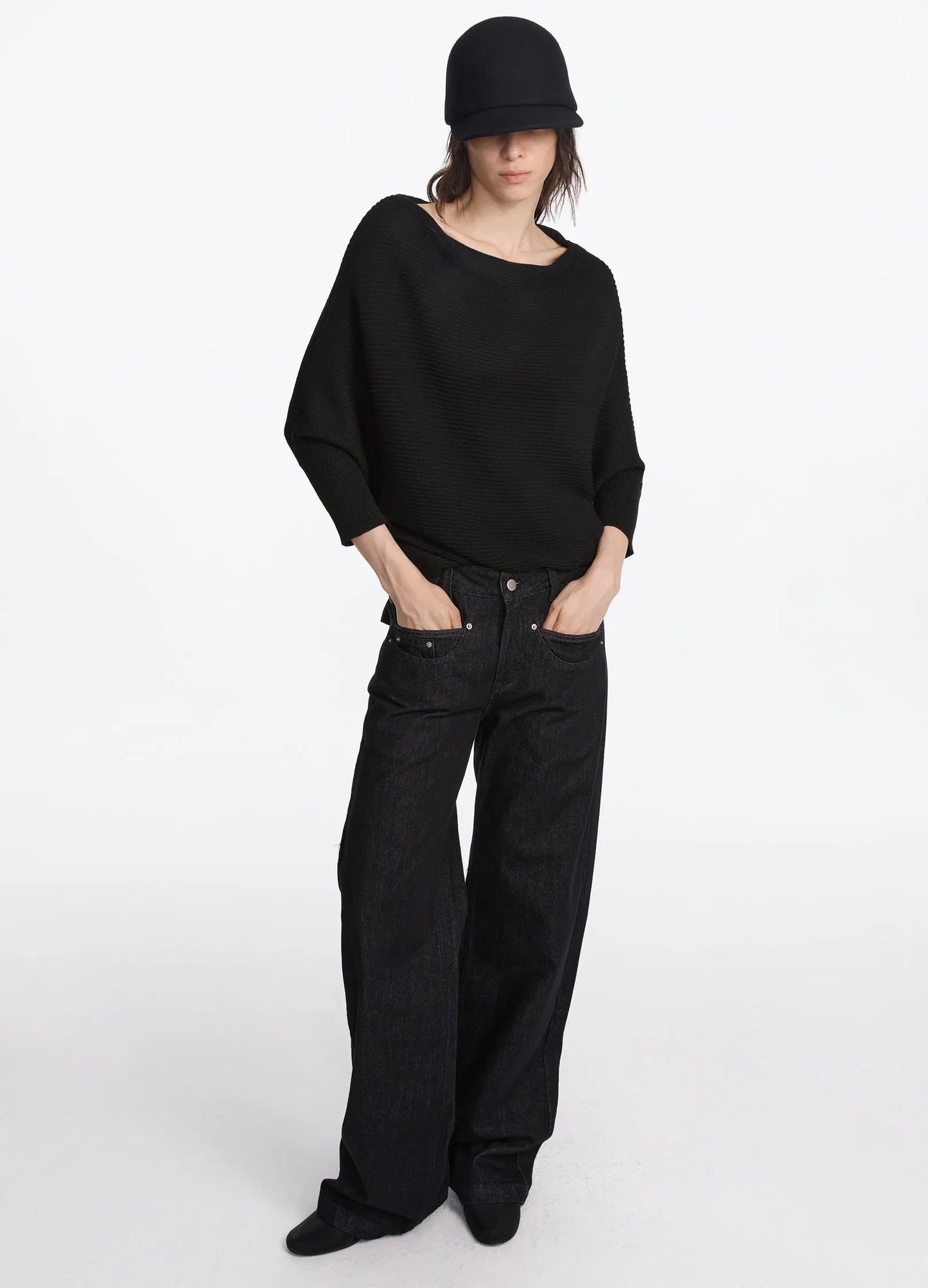 Batwing Knit Shawl