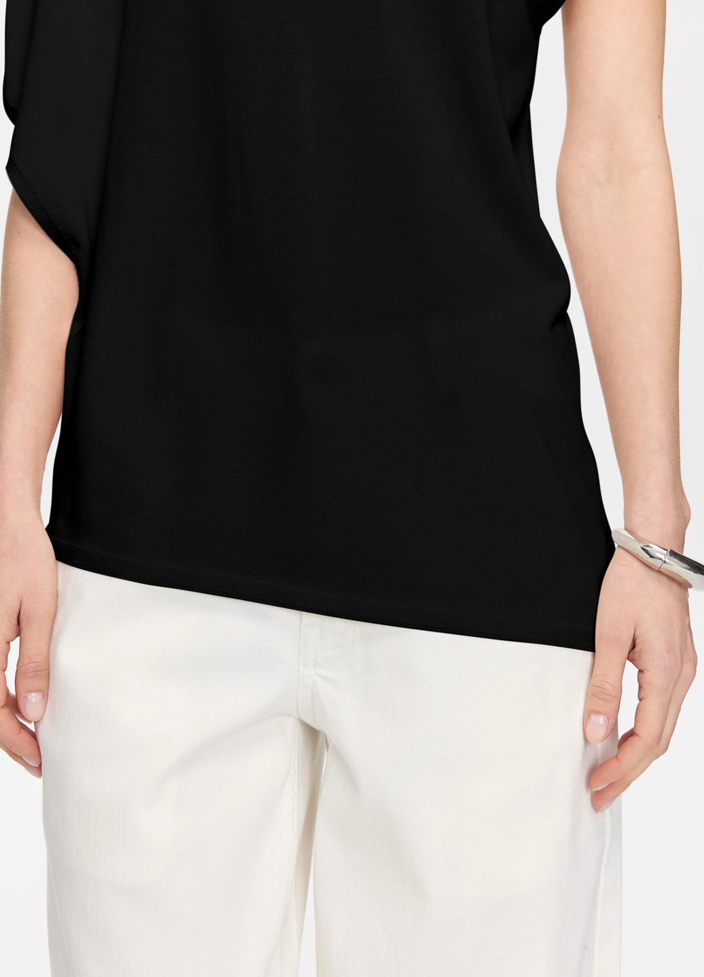 Batwing Sleeve Knitted Top