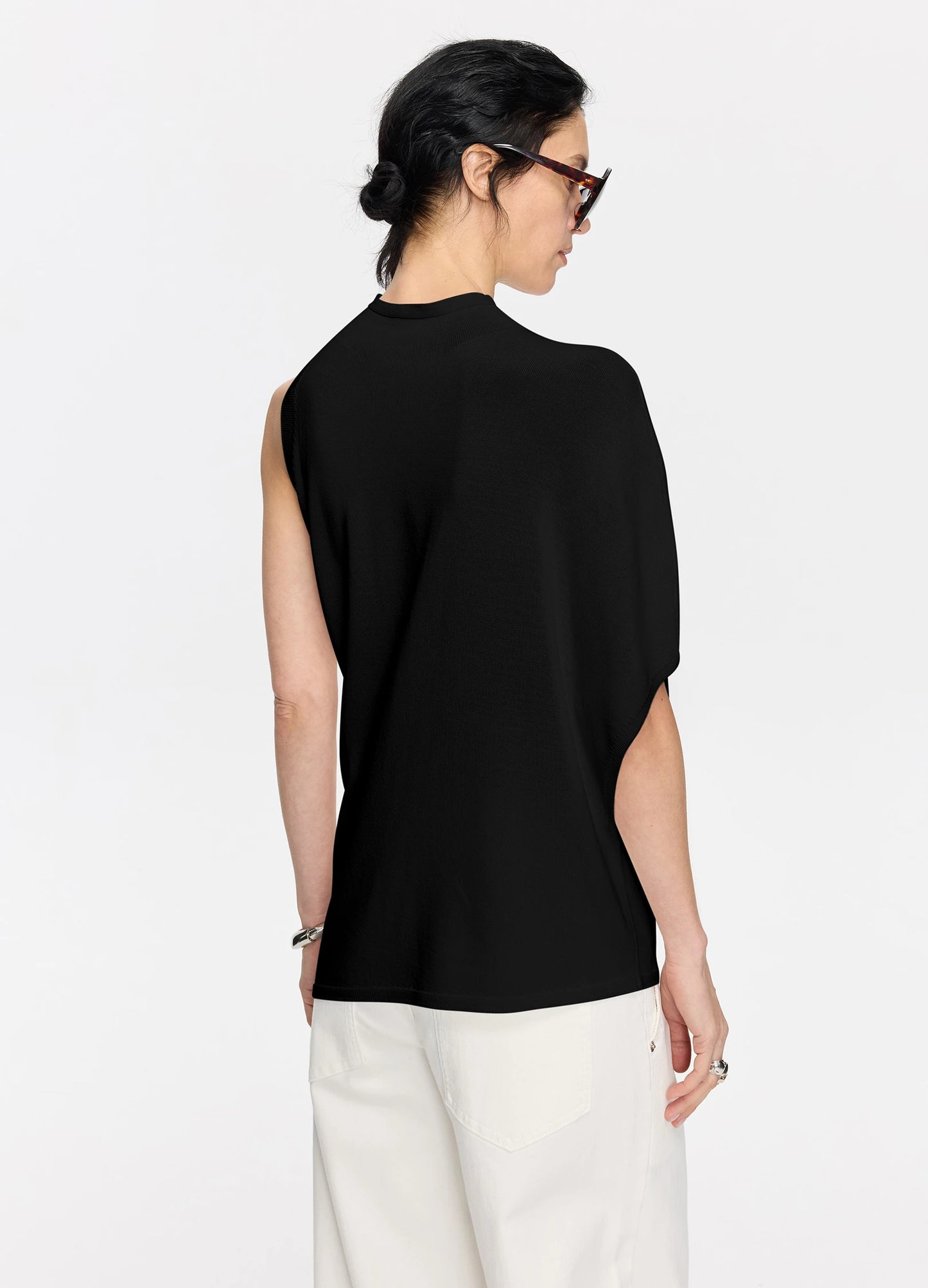 Batwing Sleeve Knitted Top