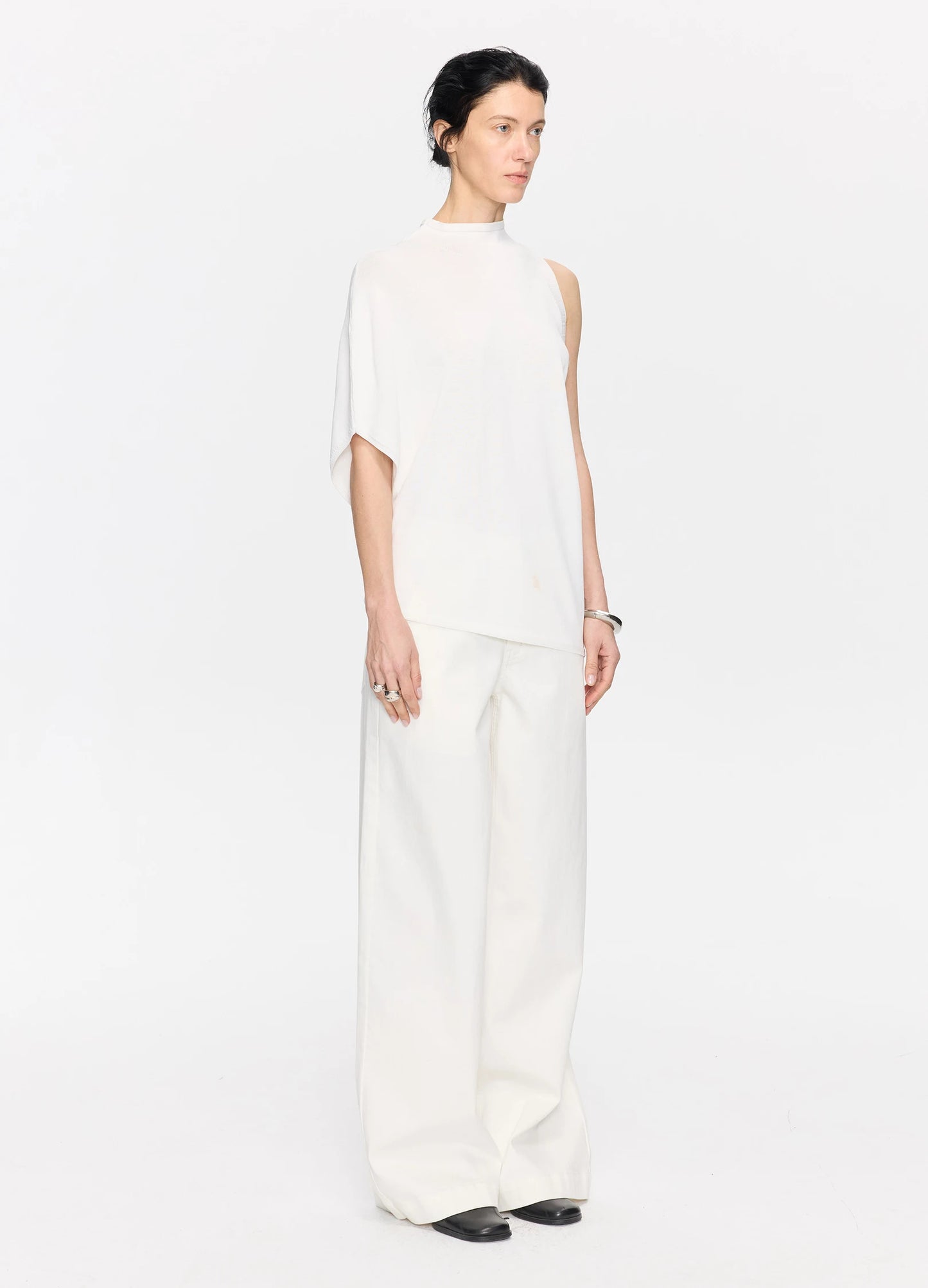 Batwing Sleeve Knitted Top