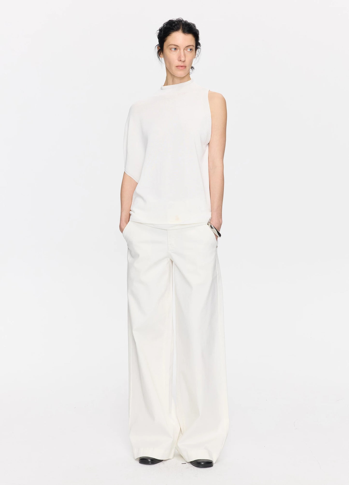 Batwing Sleeve Knitted Top