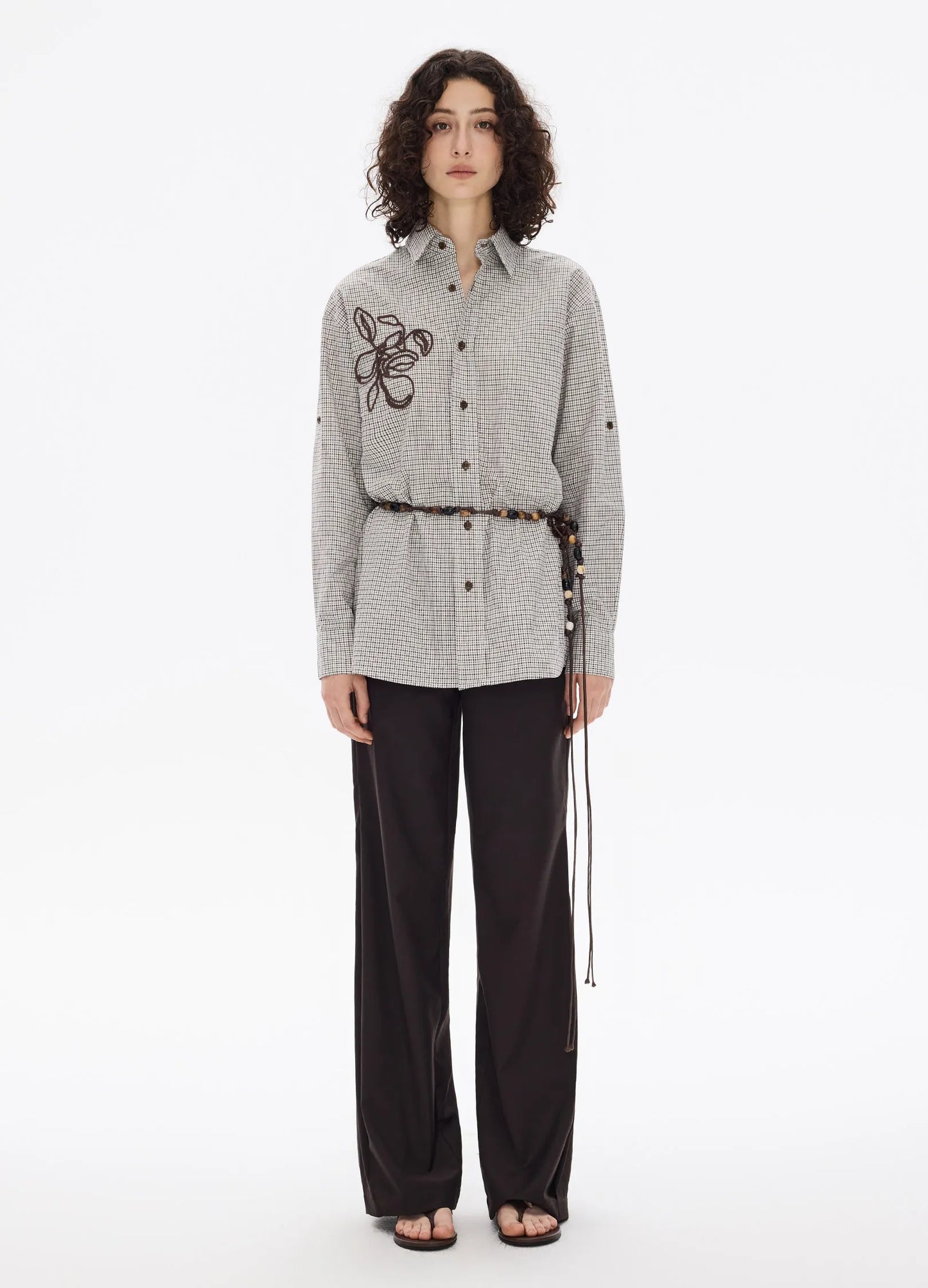 Beaded Woven Belt