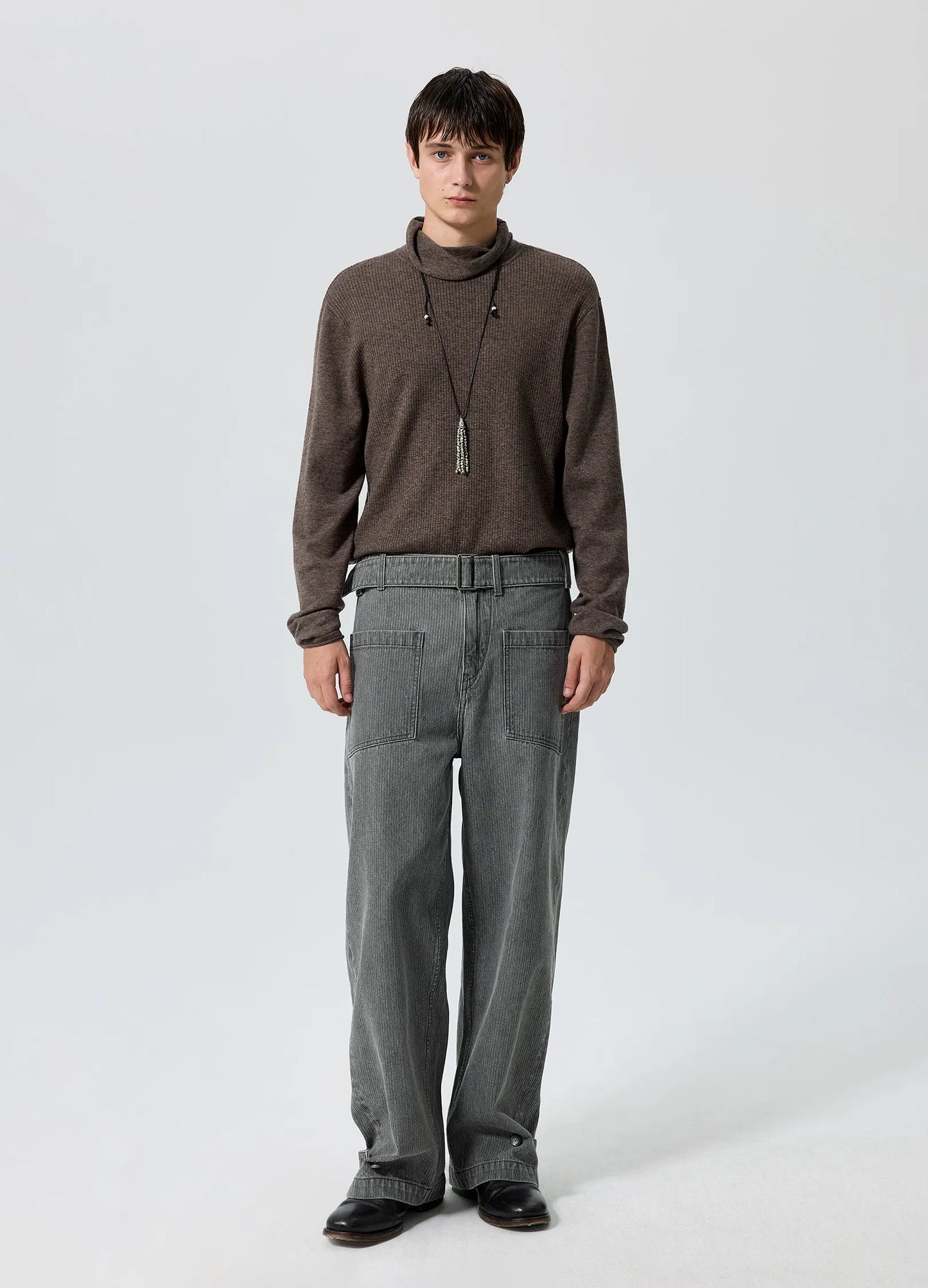 Belted Cargo Trousers