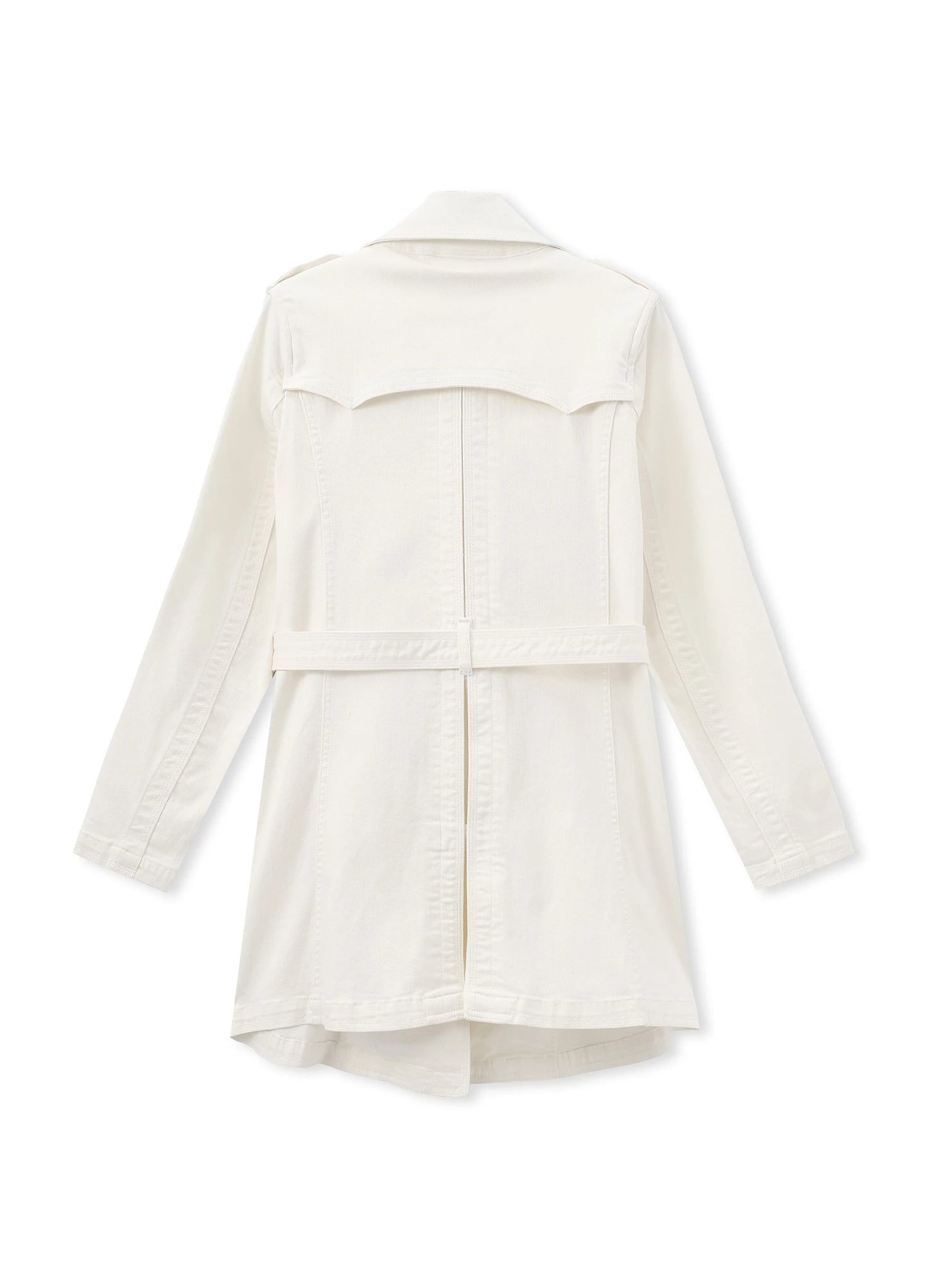 Belted Denim Coat