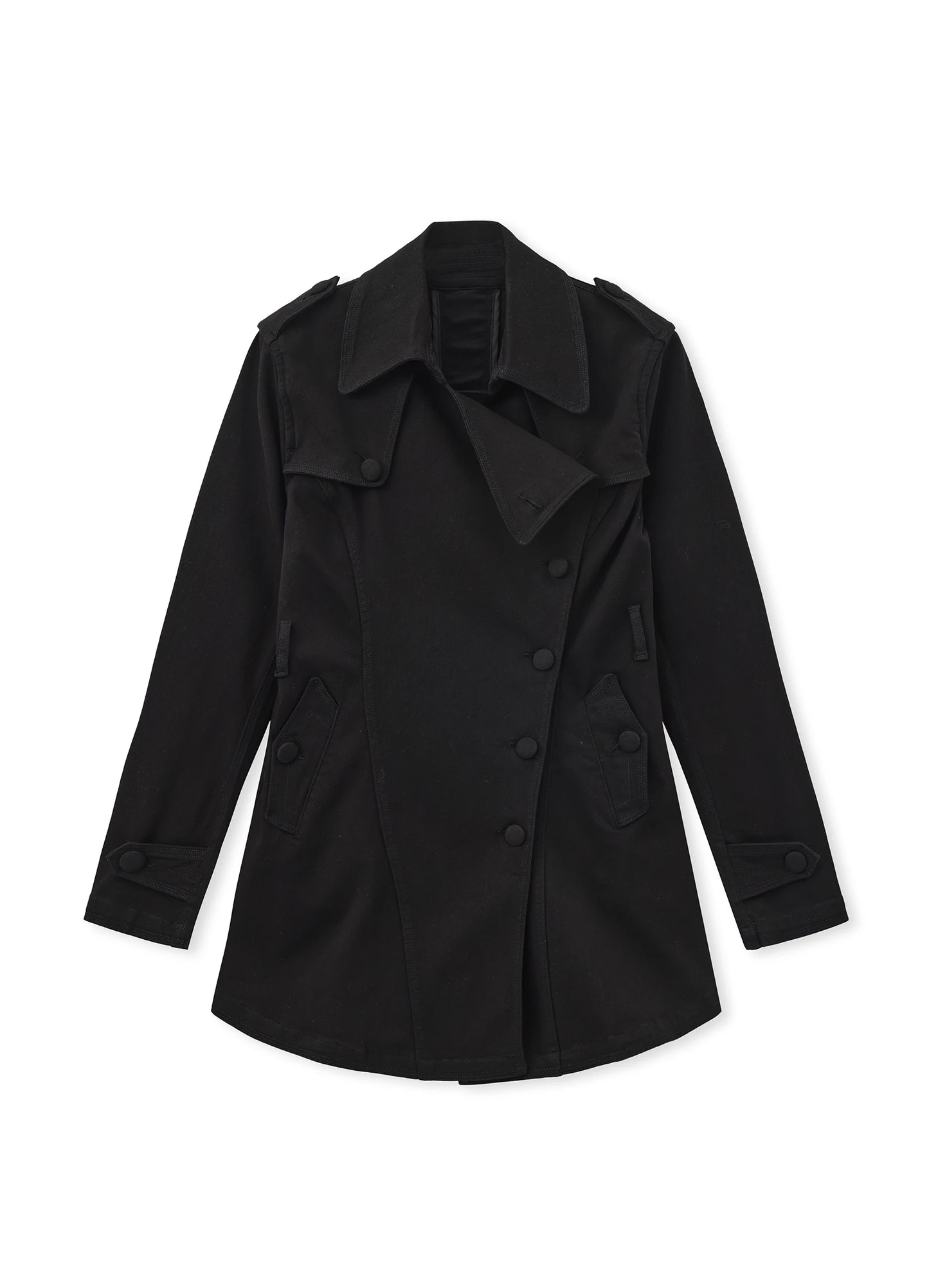 Belted Denim Coat