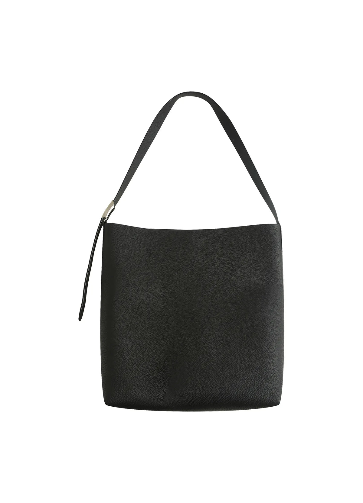 Belted Leather Tote