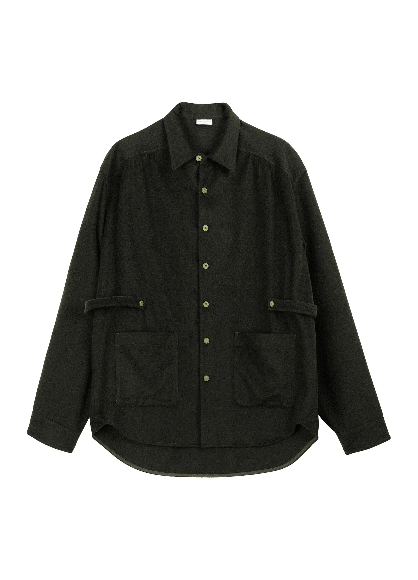 Belted Wool Overshirt