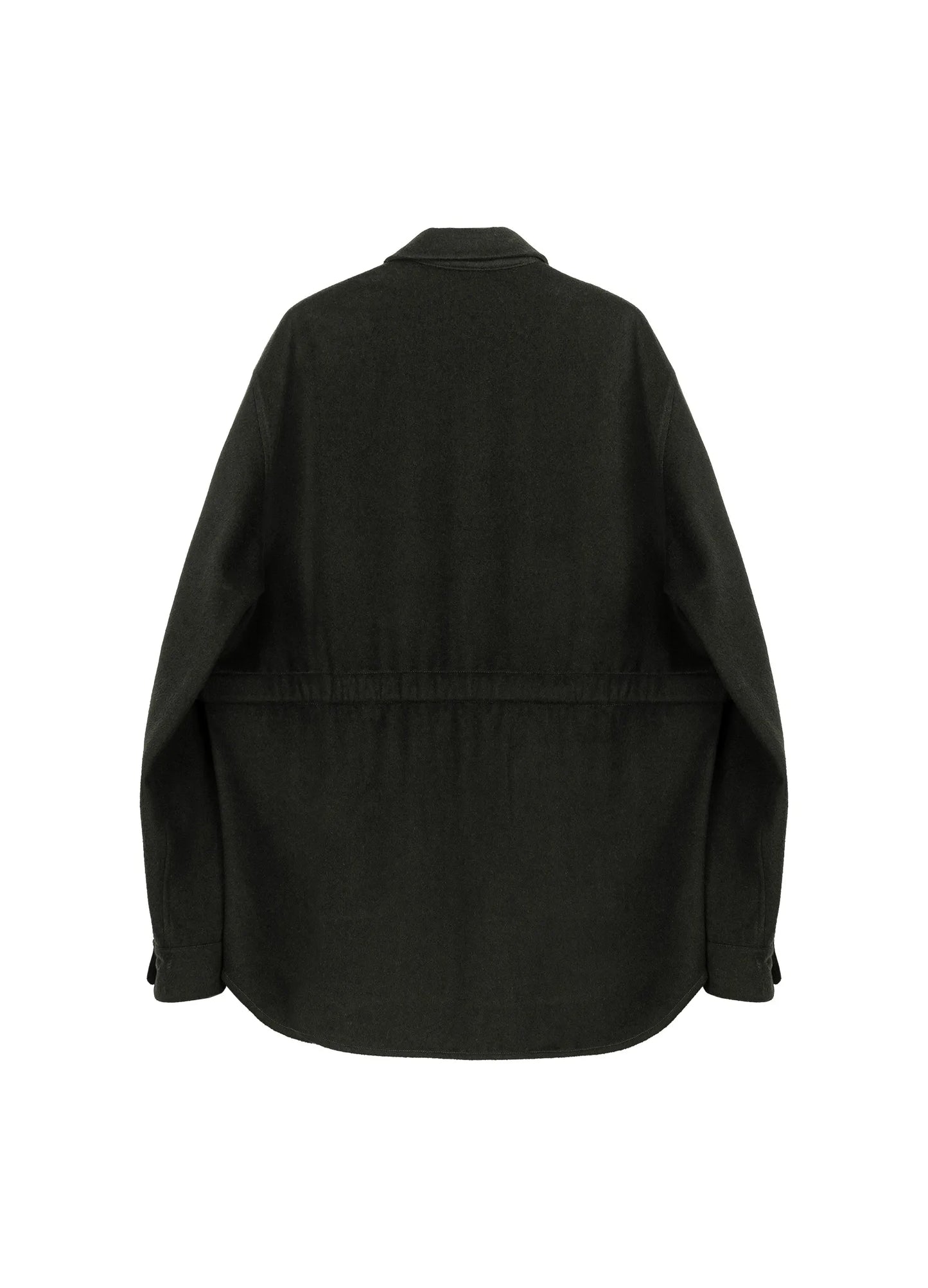 Belted Wool Overshirt