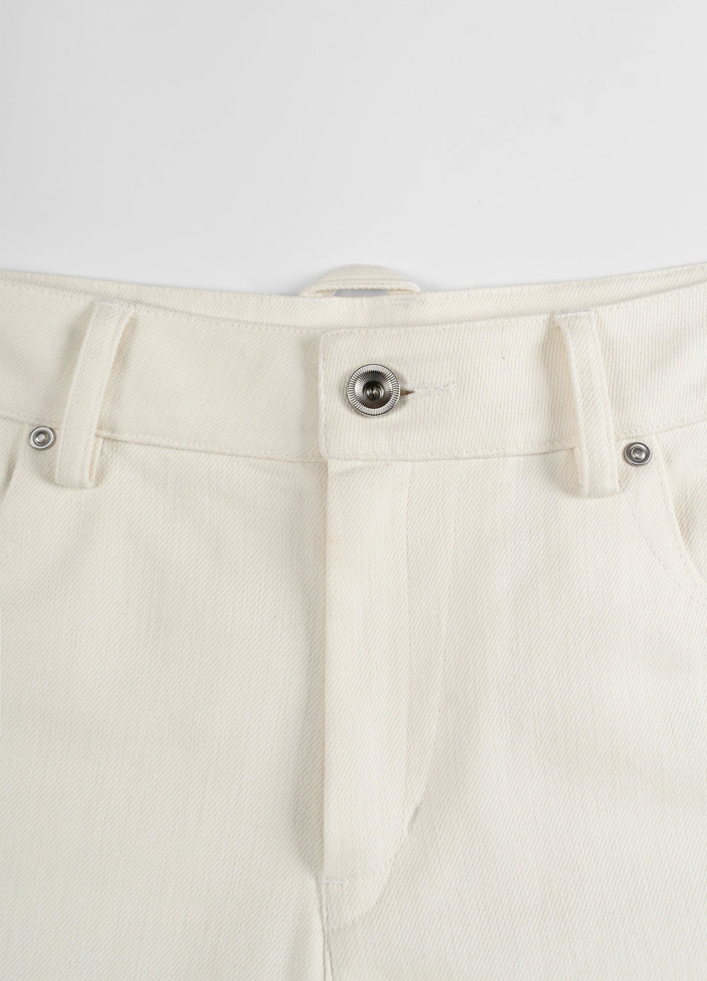 Bootcut Cotton Trousers