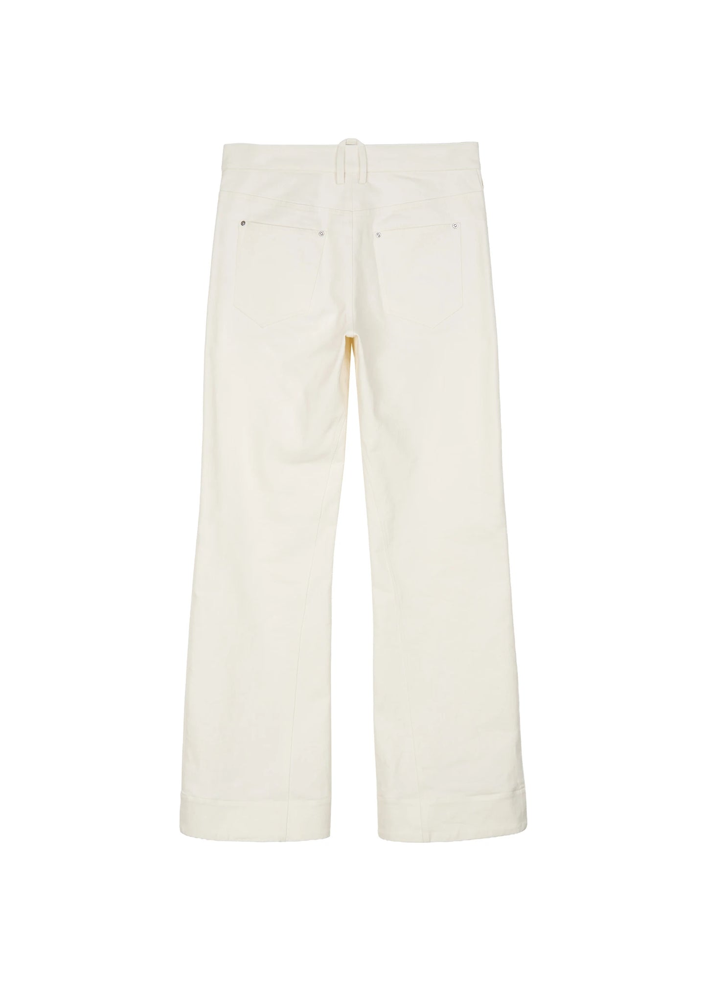 Bootcut Cotton Trousers