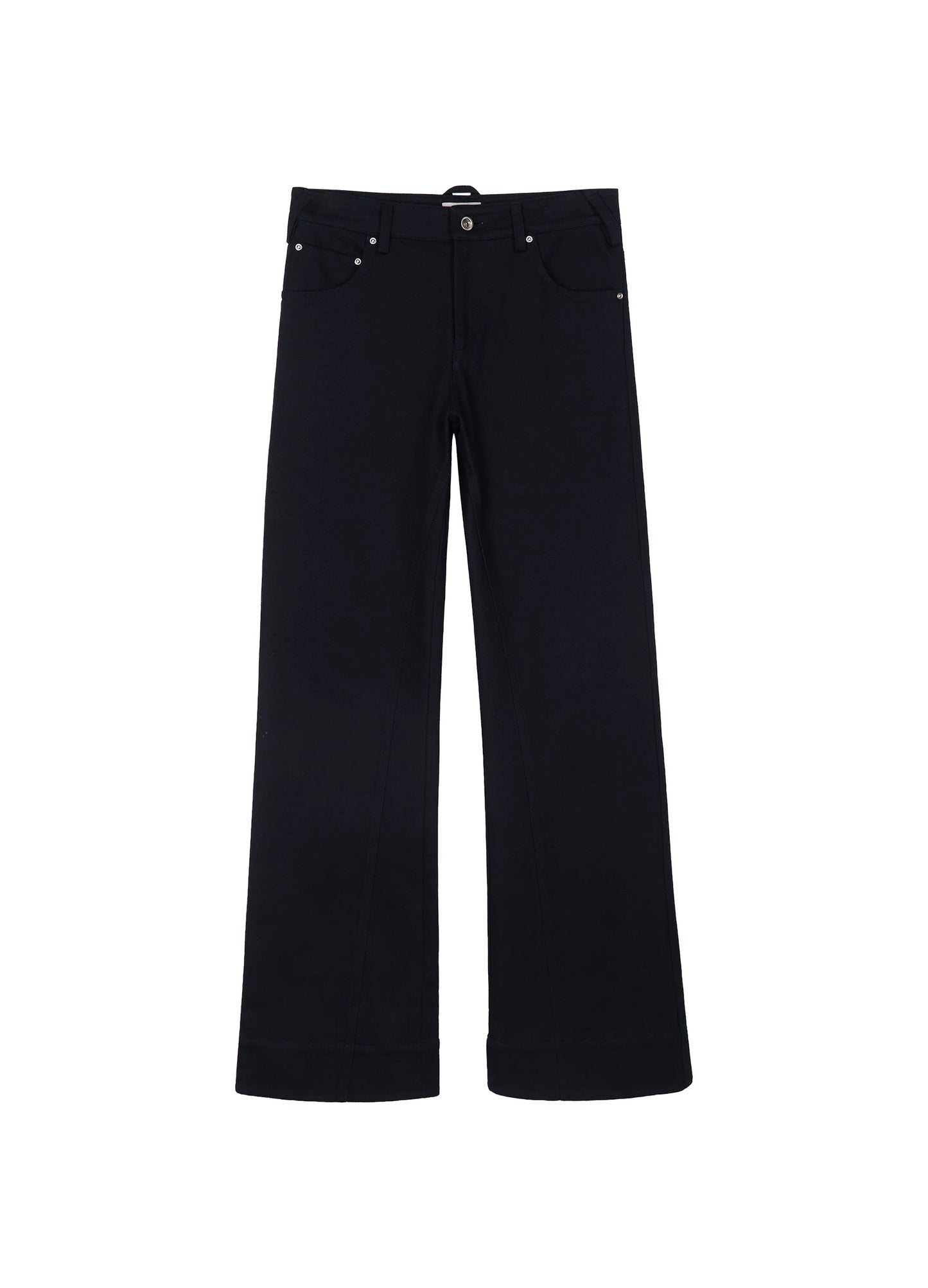 Bootcut Cotton Trousers