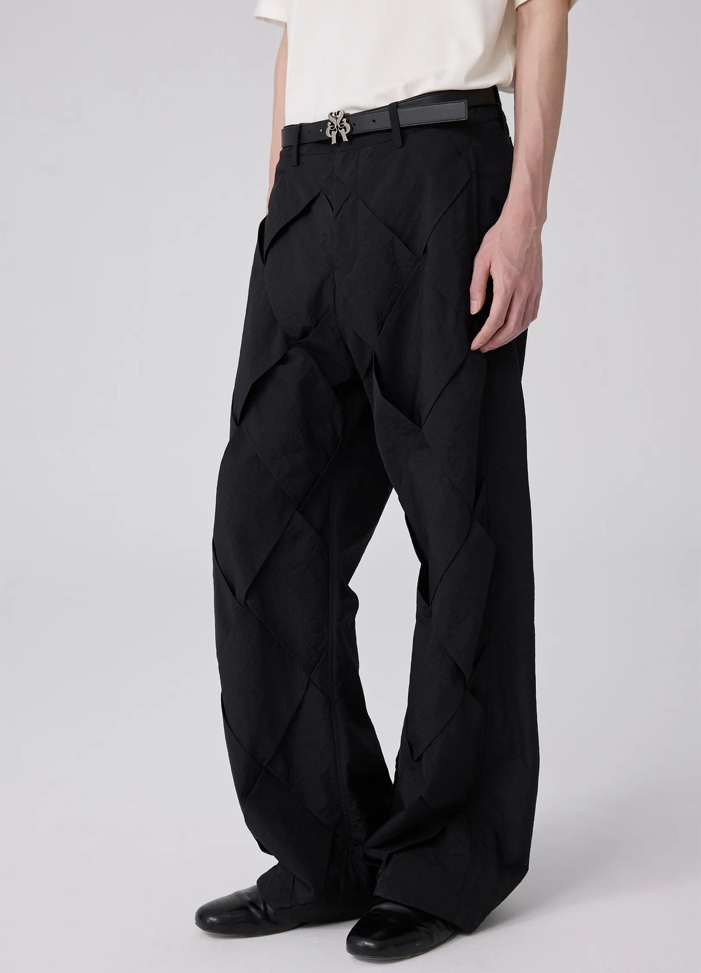 Braided Cotton Trousers