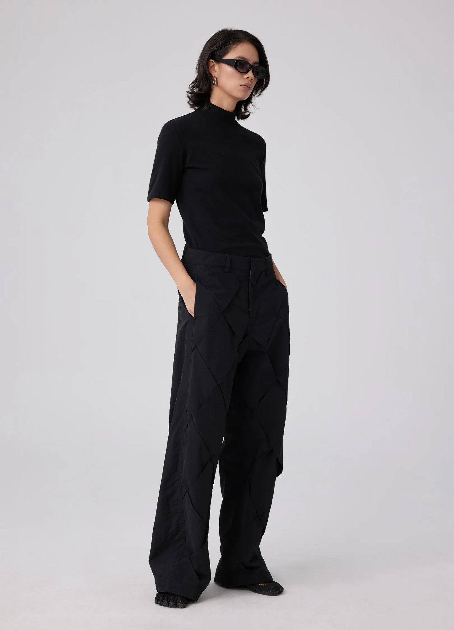 Braided Cotton Trousers