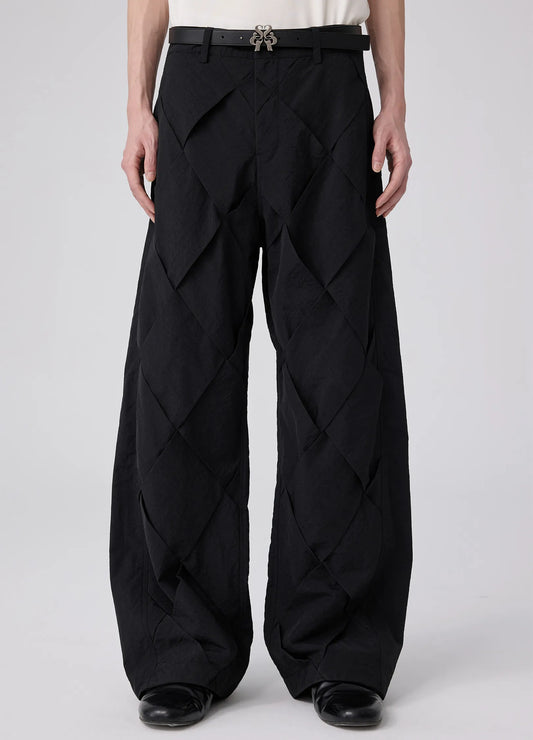 Braided Cotton Trousers