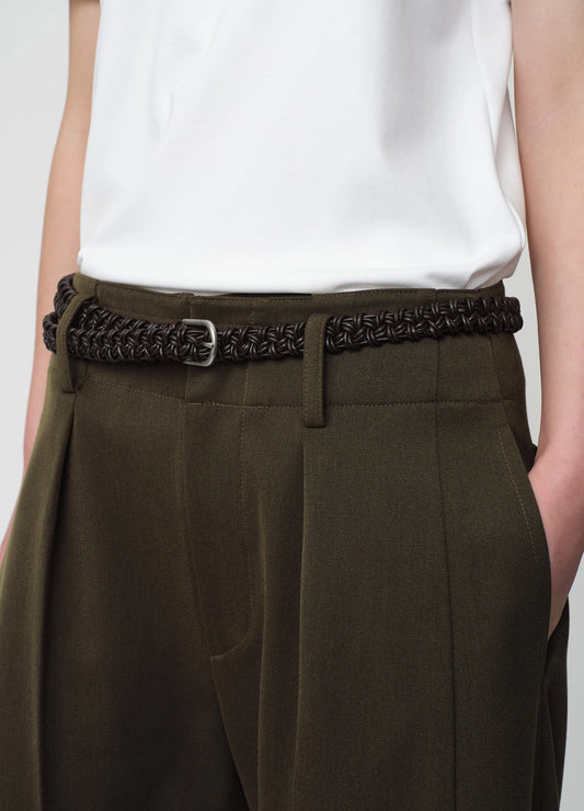Braided Leather Belt