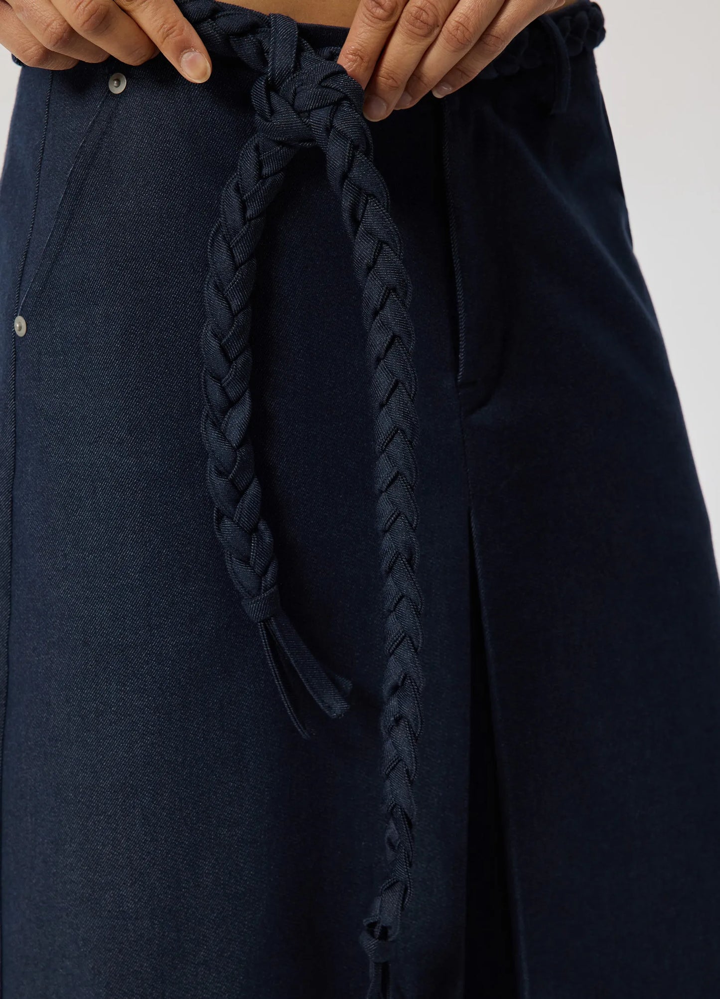 Braided Pleat Skirt
