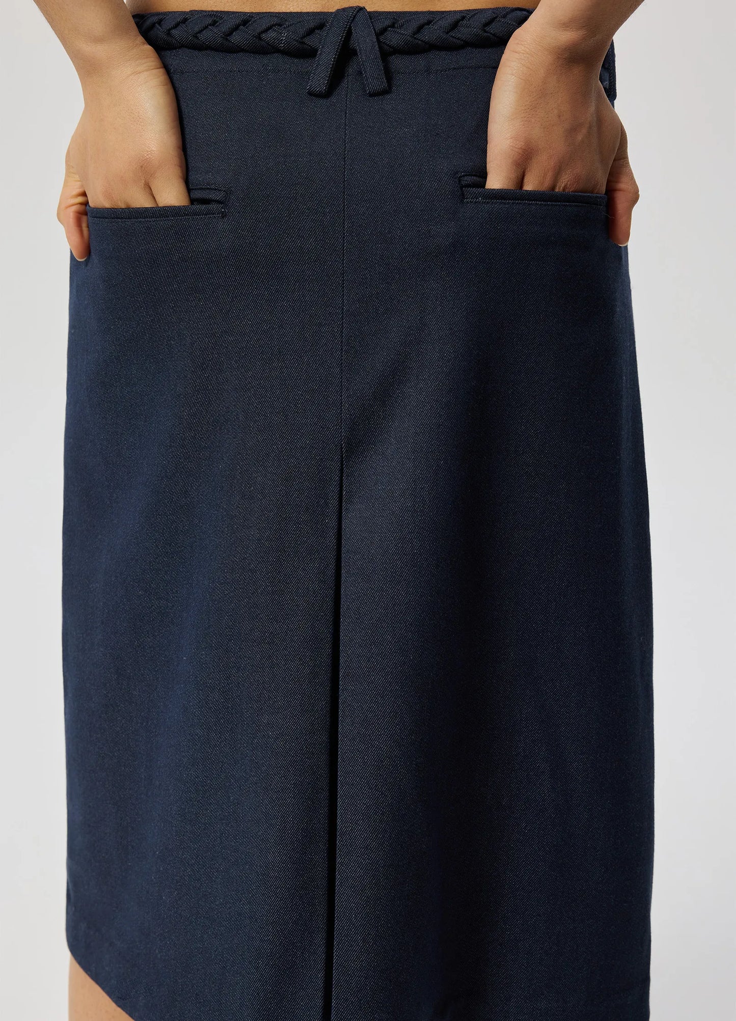 Braided Pleat Skirt