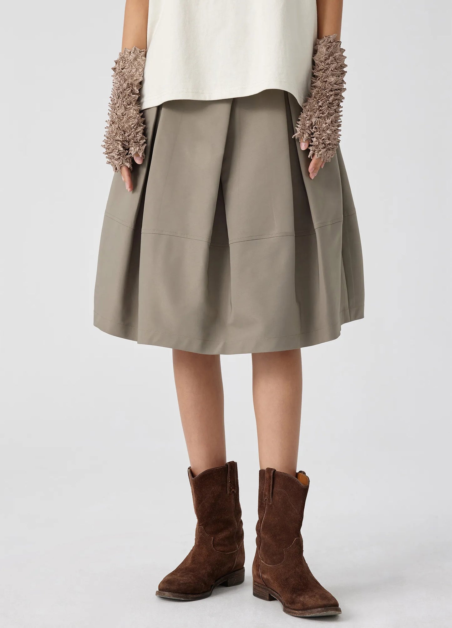 Bubble Pleat Skirt