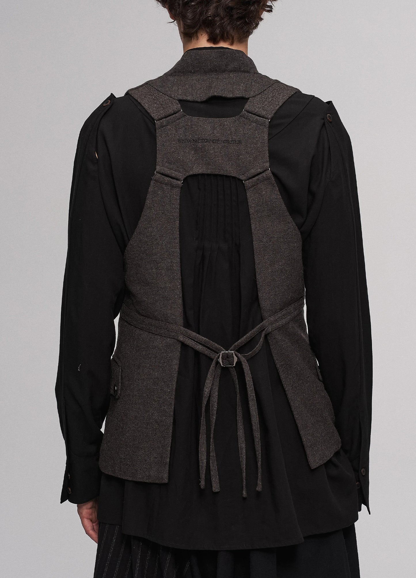 Buttoned Wool Vest