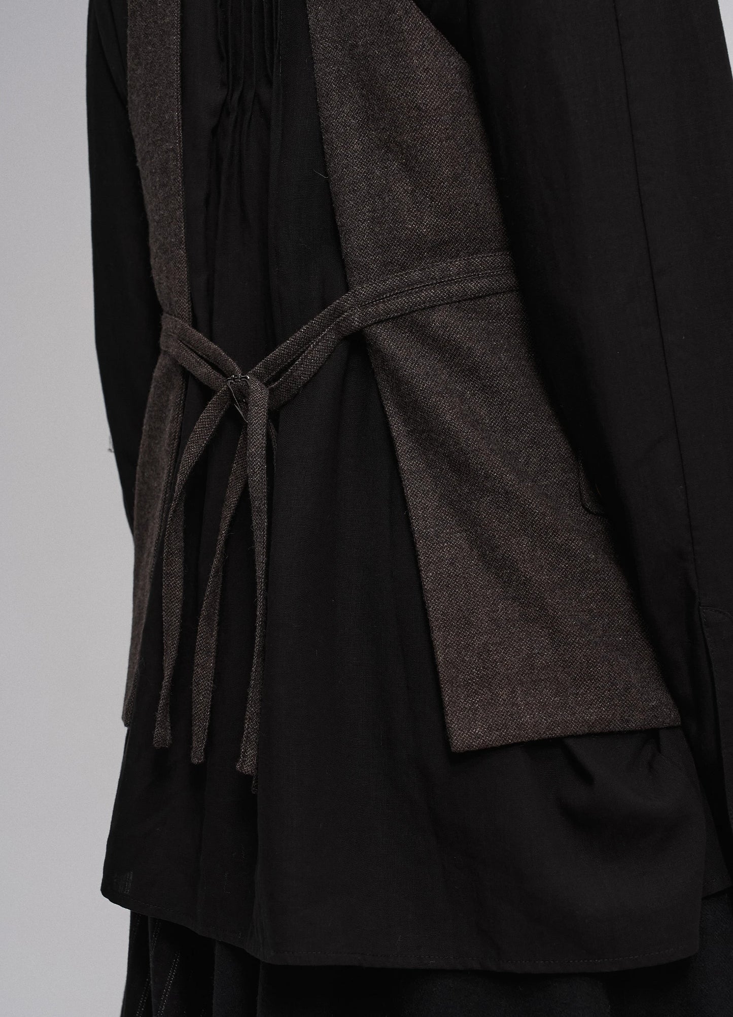 Buttoned Wool Vest