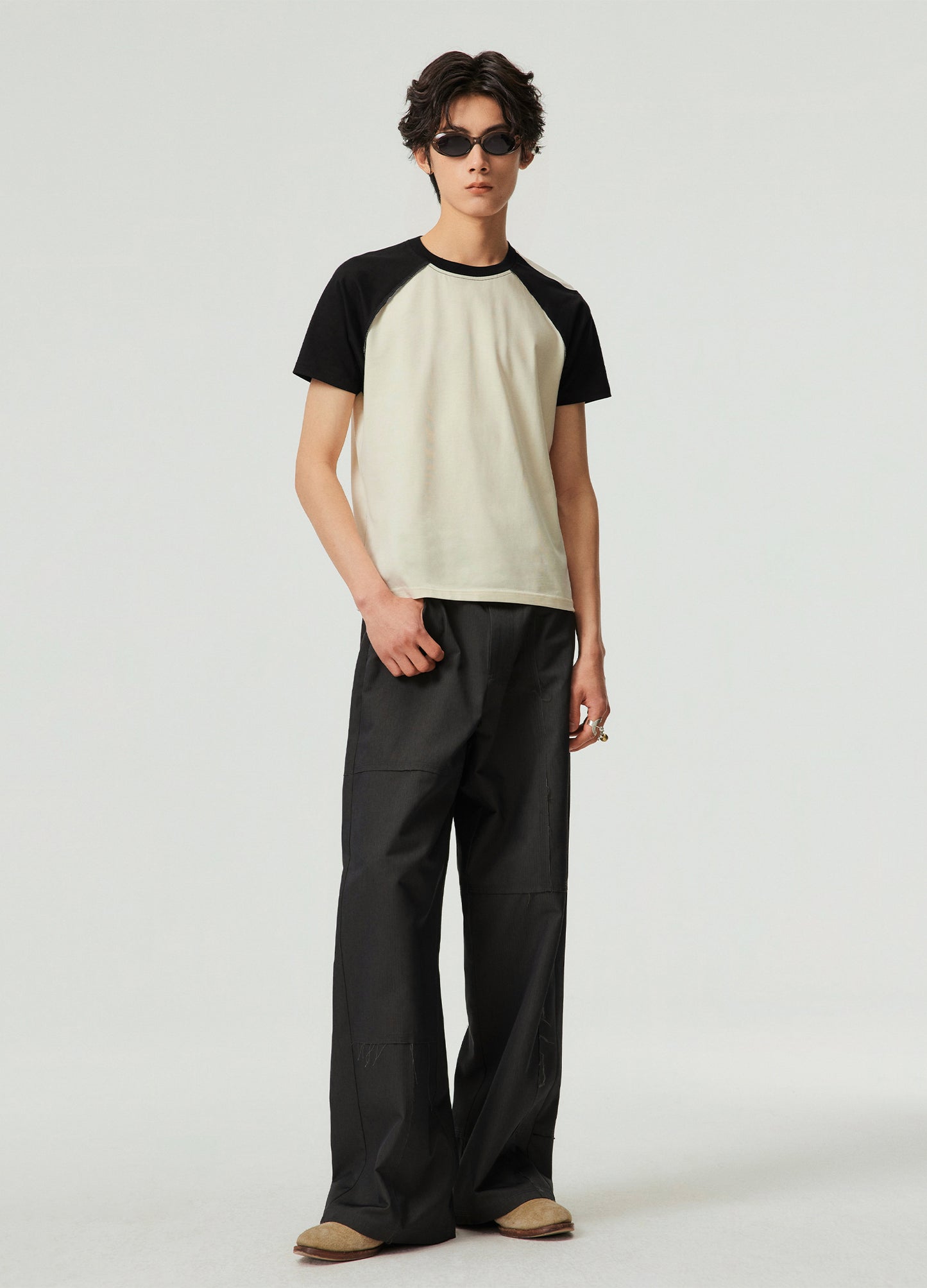 Contrast Sleeve Tee