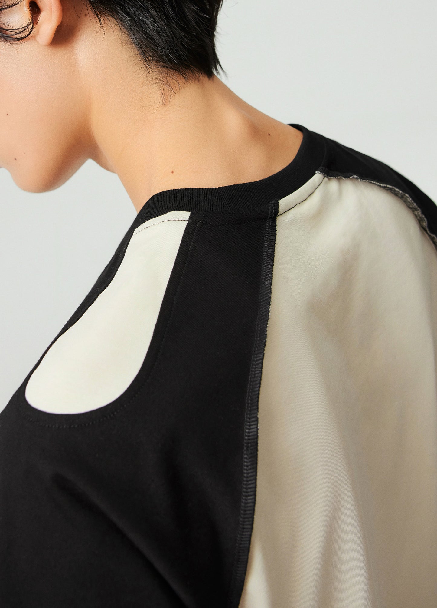 Contrast Sleeve Tee