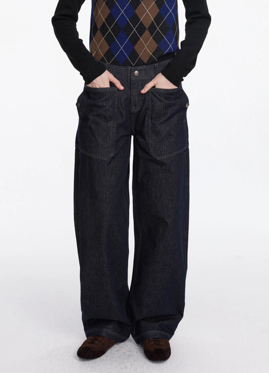 Cargo Raw Denims