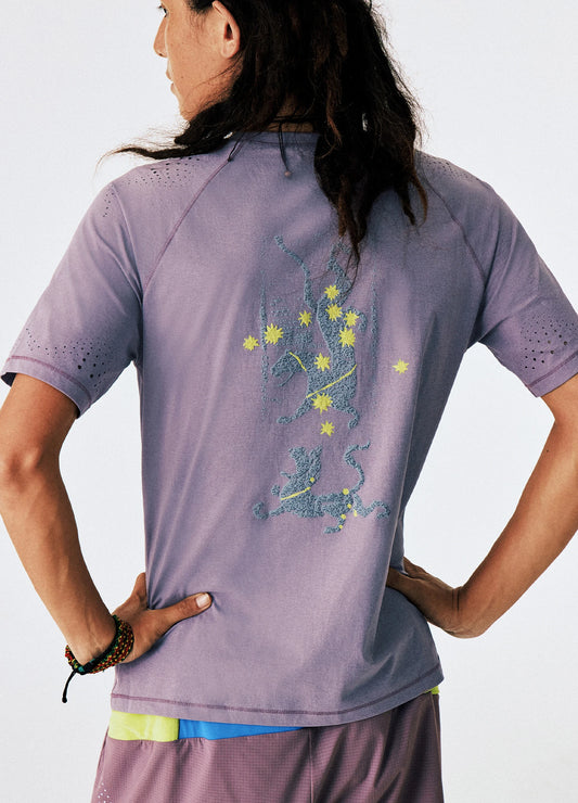 Carved Lavender Tee