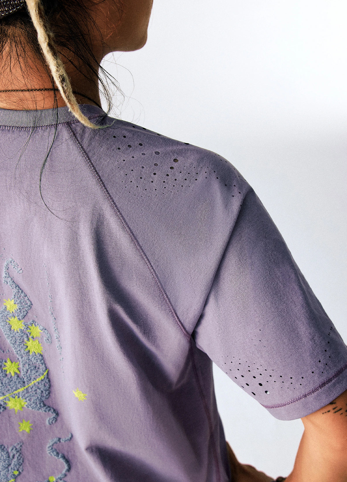 Carved Lavender Tee