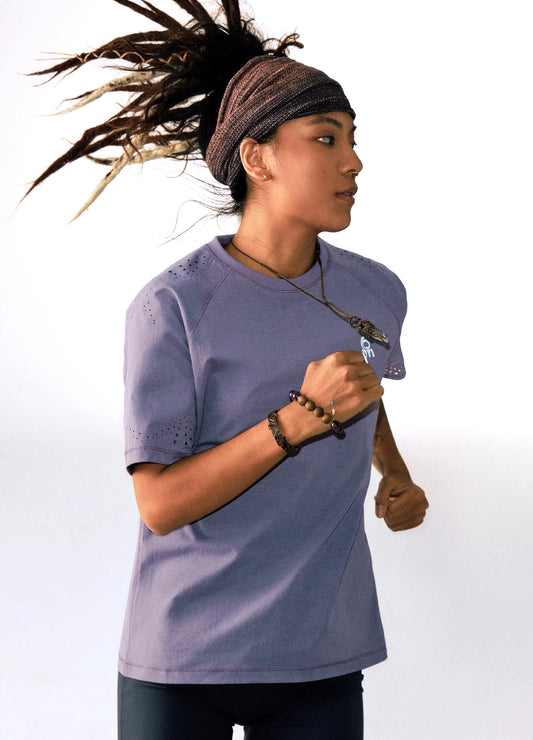 Carved Lavender Tee
