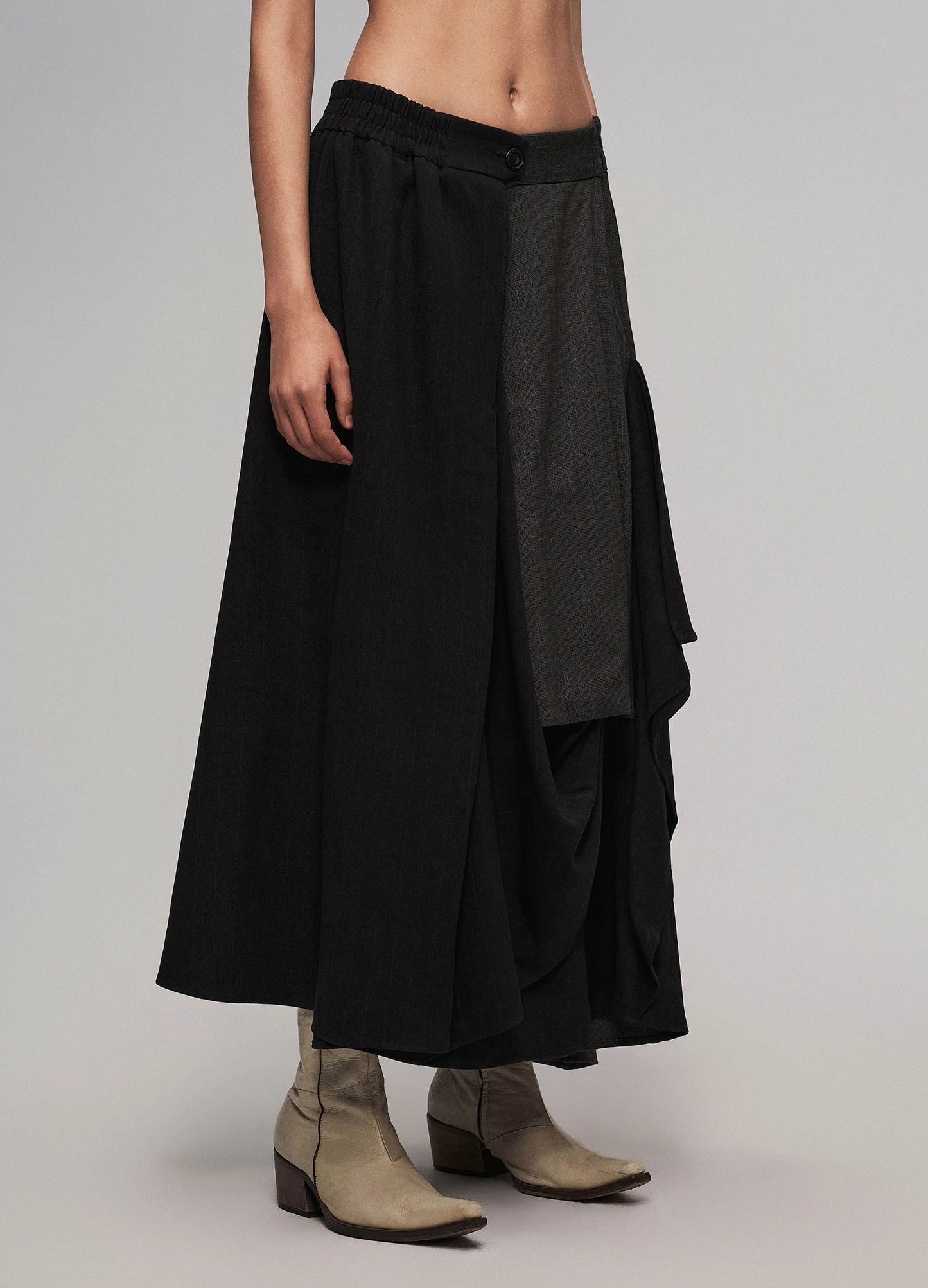 Cascade Draped Skirt