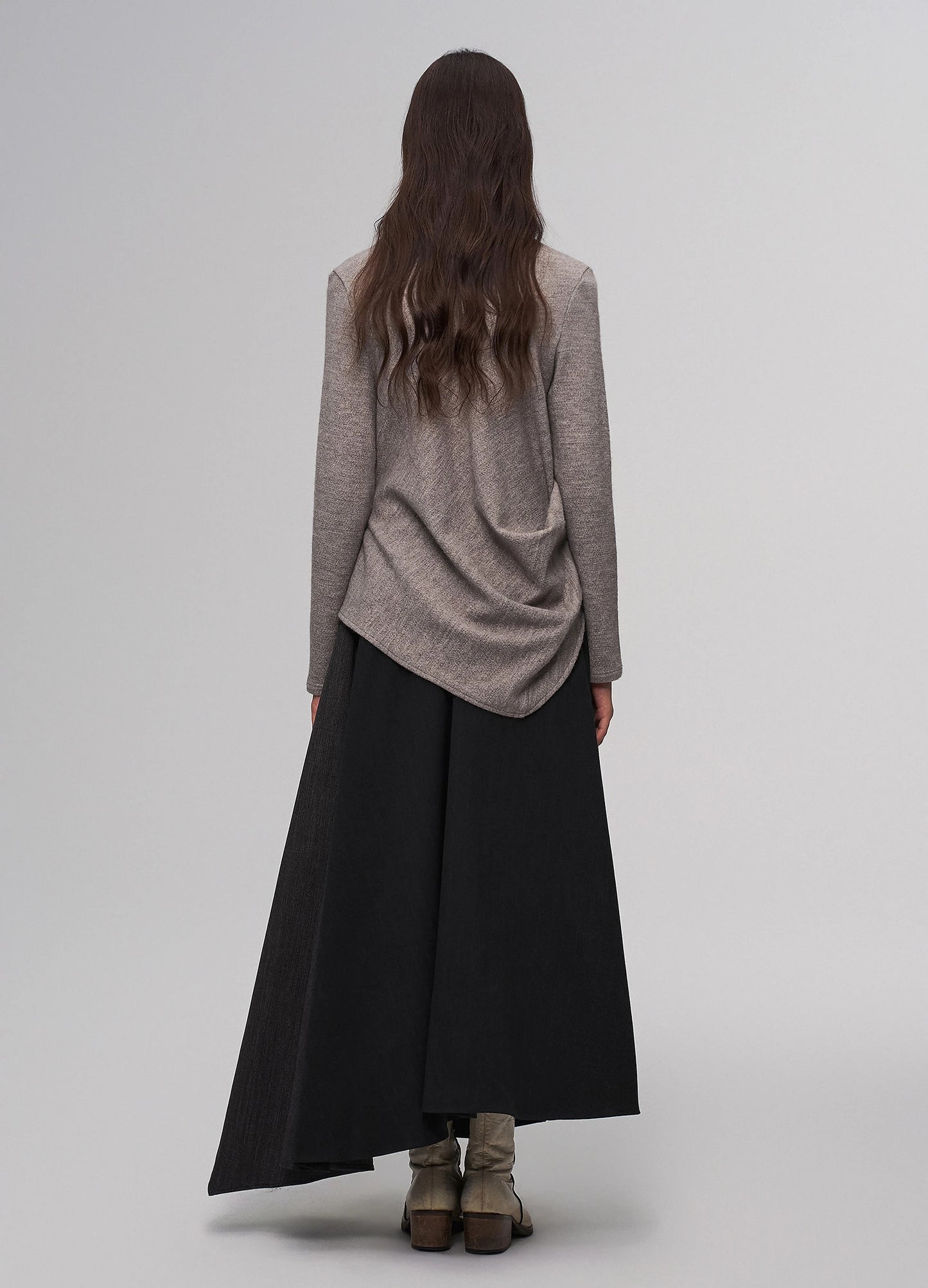 Cascade Draped Skirt