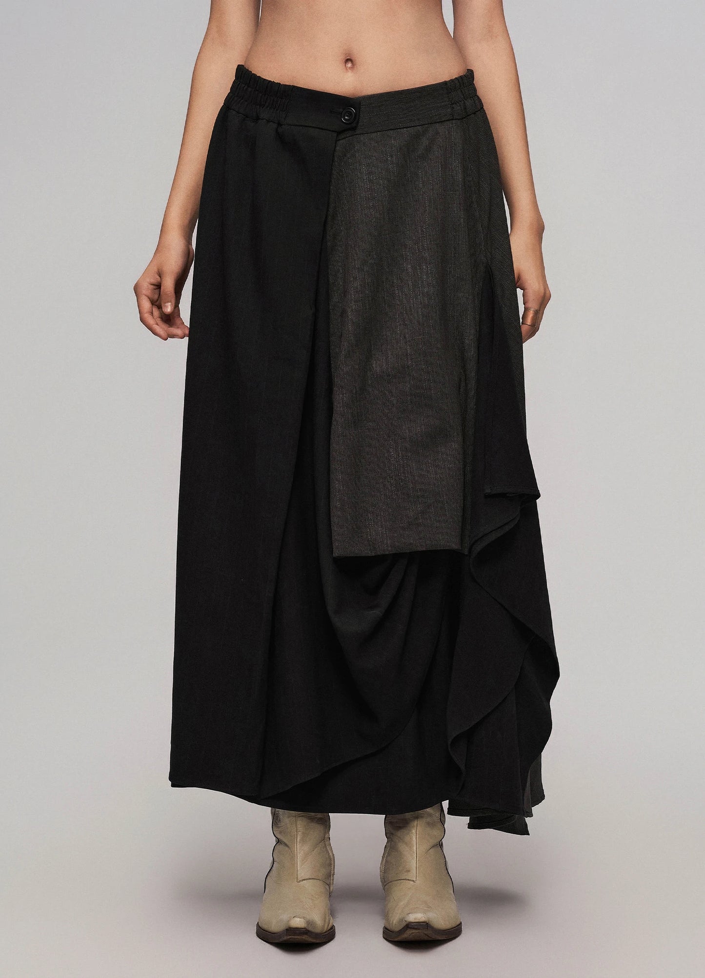 Cascade Draped Skirt