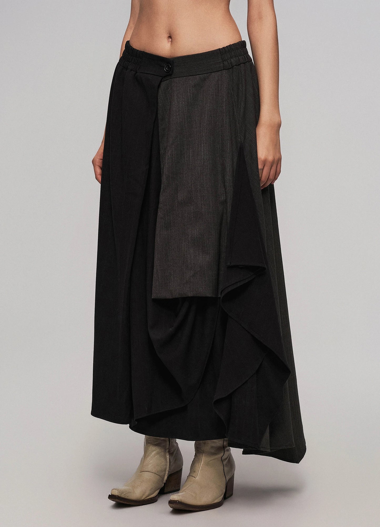 Cascade Draped Skirt