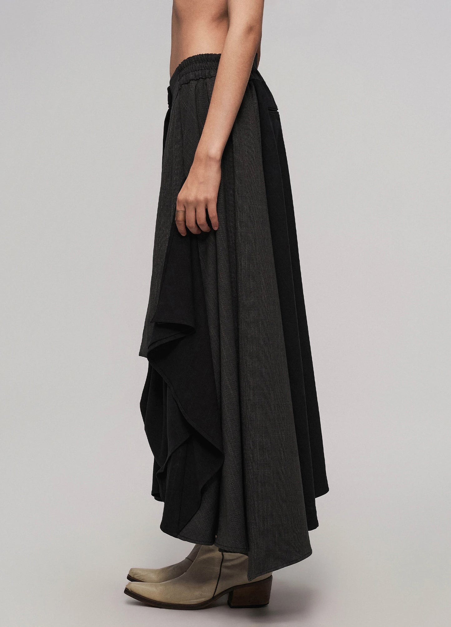 Cascade Draped Skirt