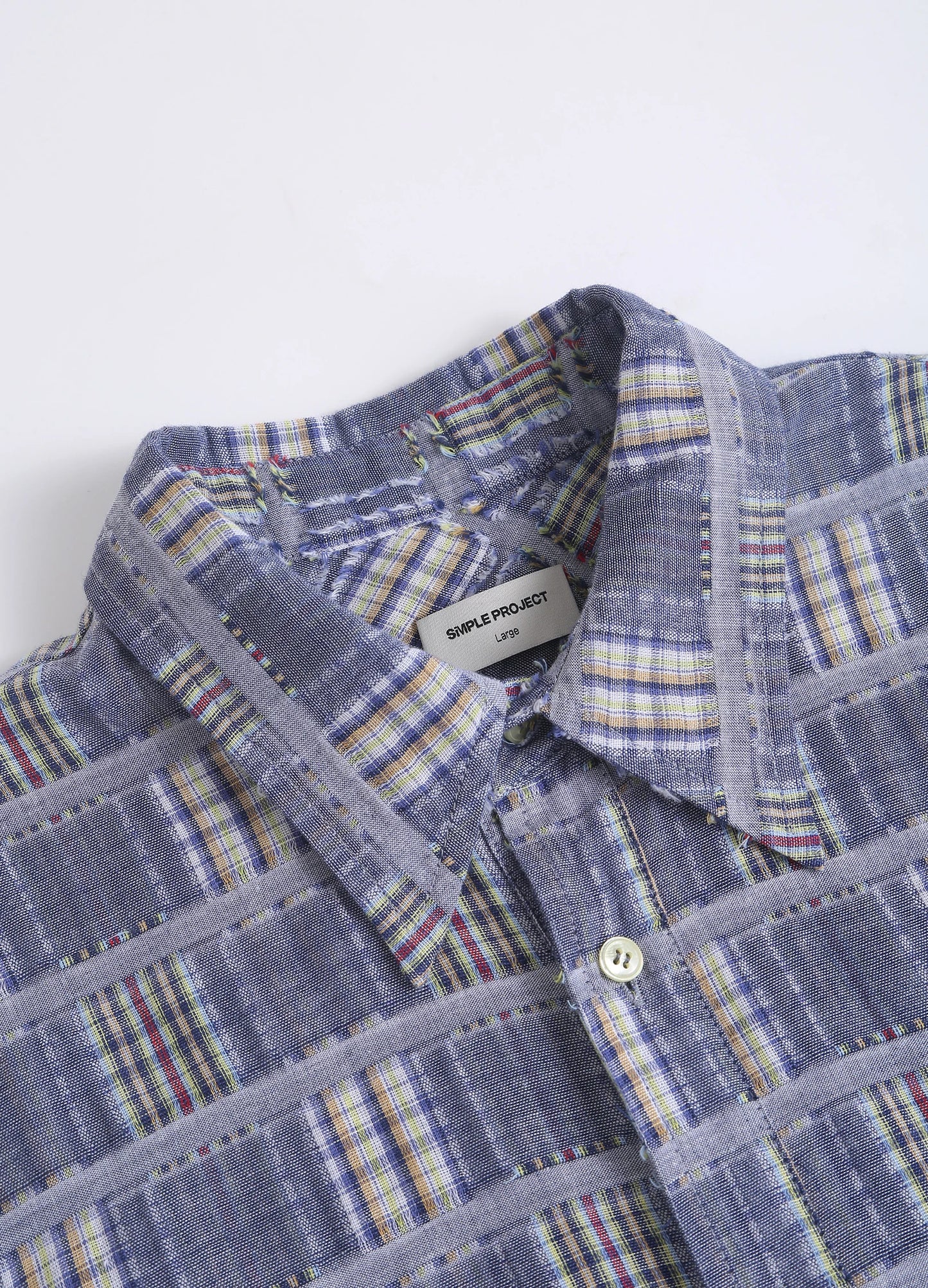 Checked Fringe Shirt