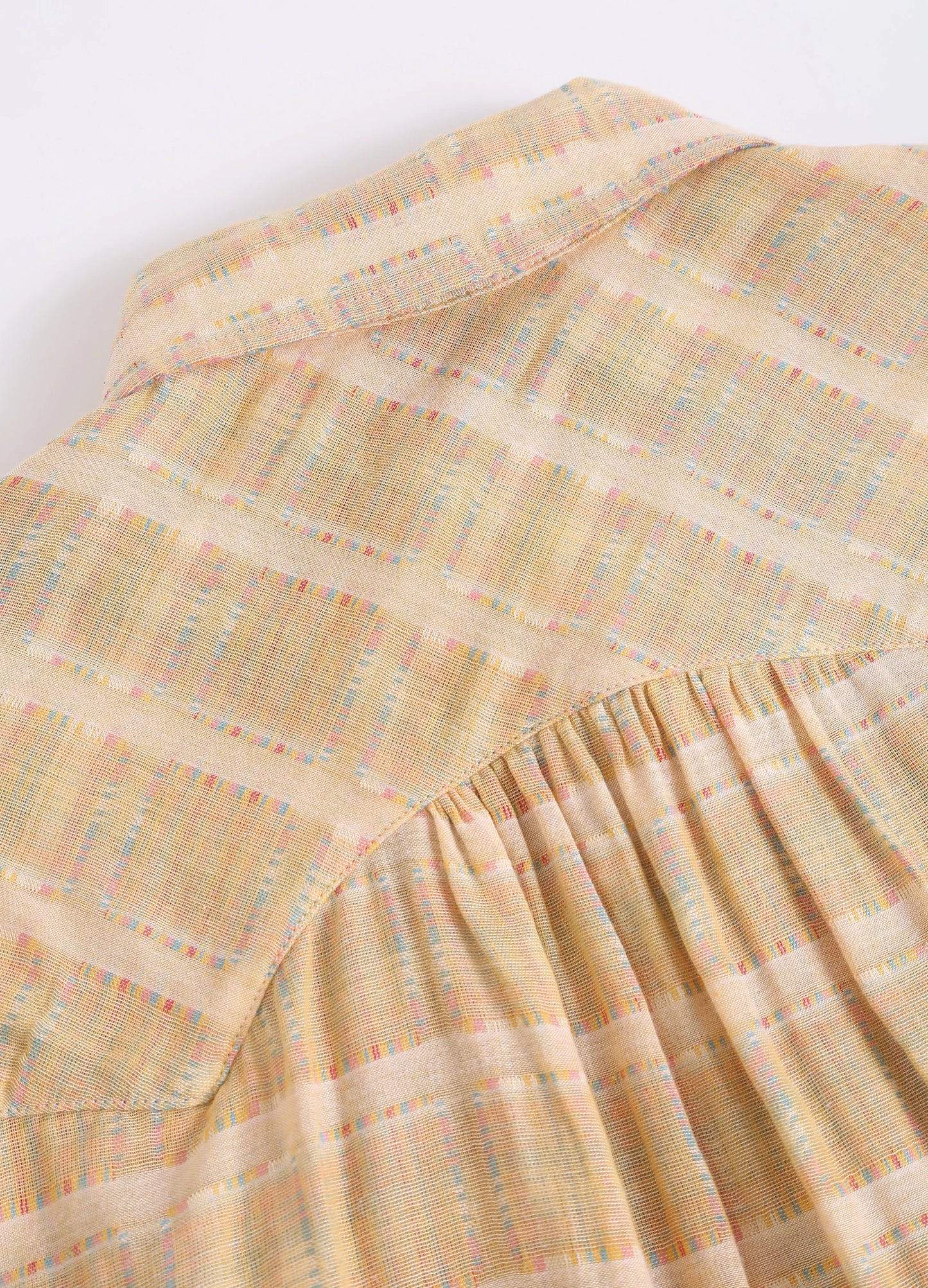 Checked Fringe Shirt