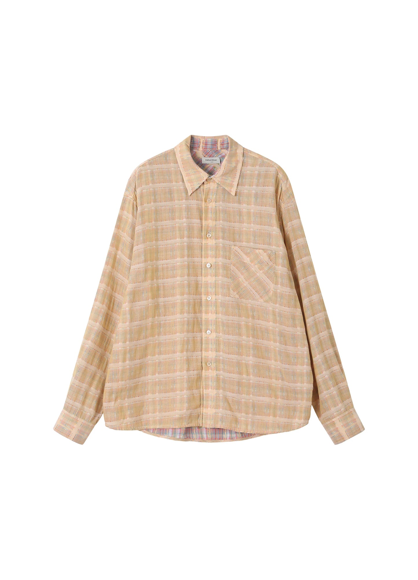 Checked Fringe Shirt