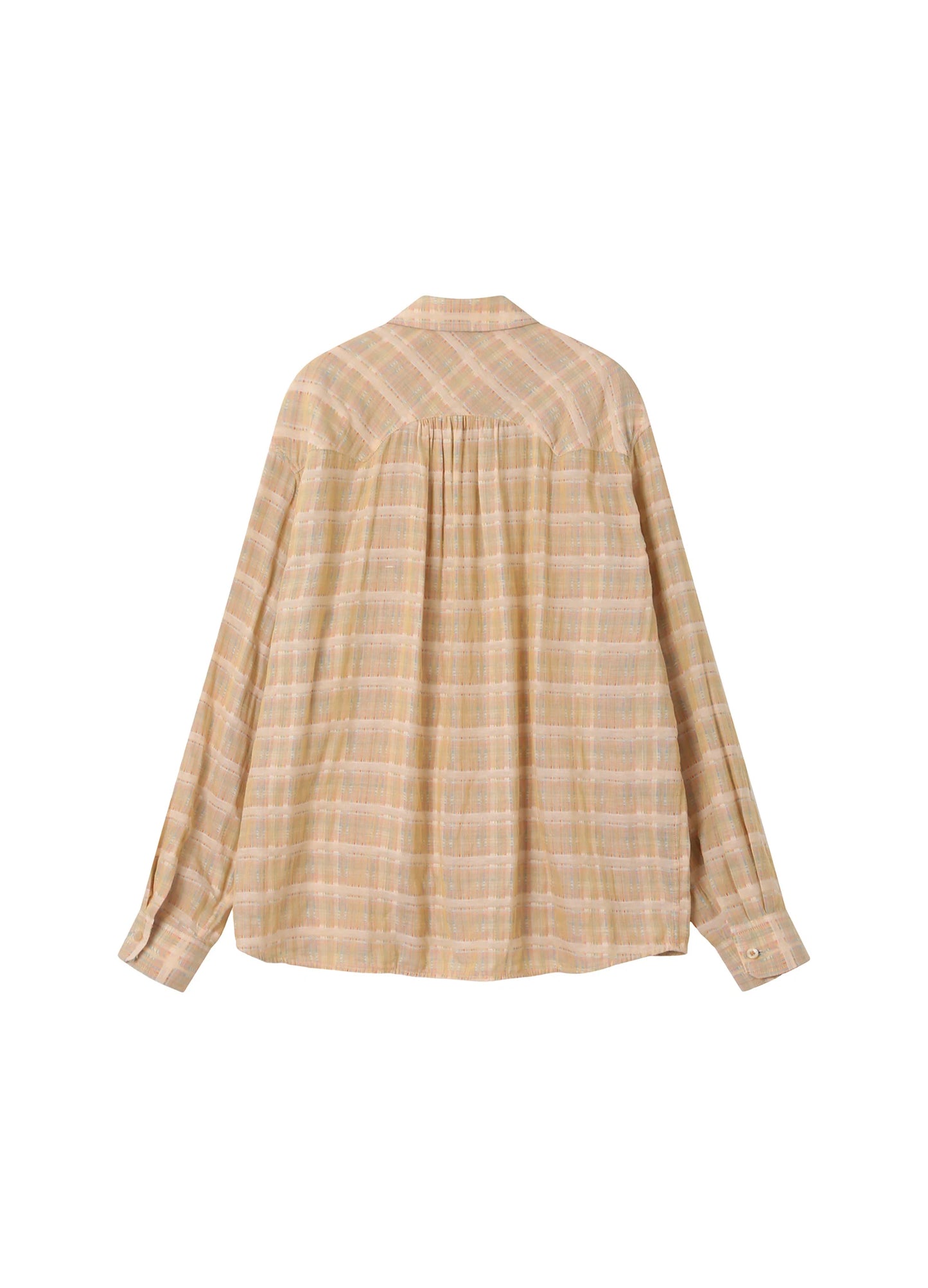Checked Fringe Shirt