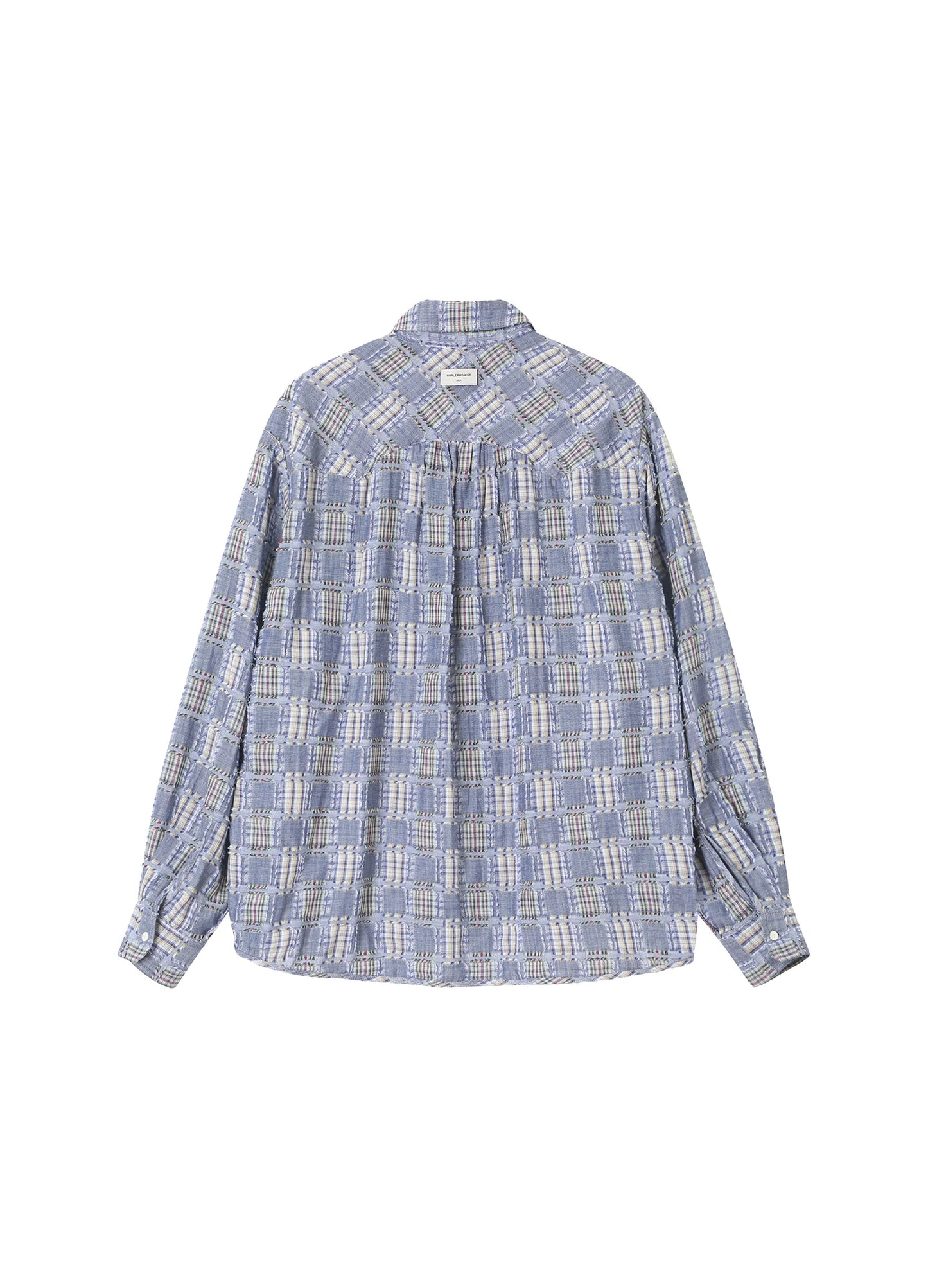 Checked Fringe Shirt