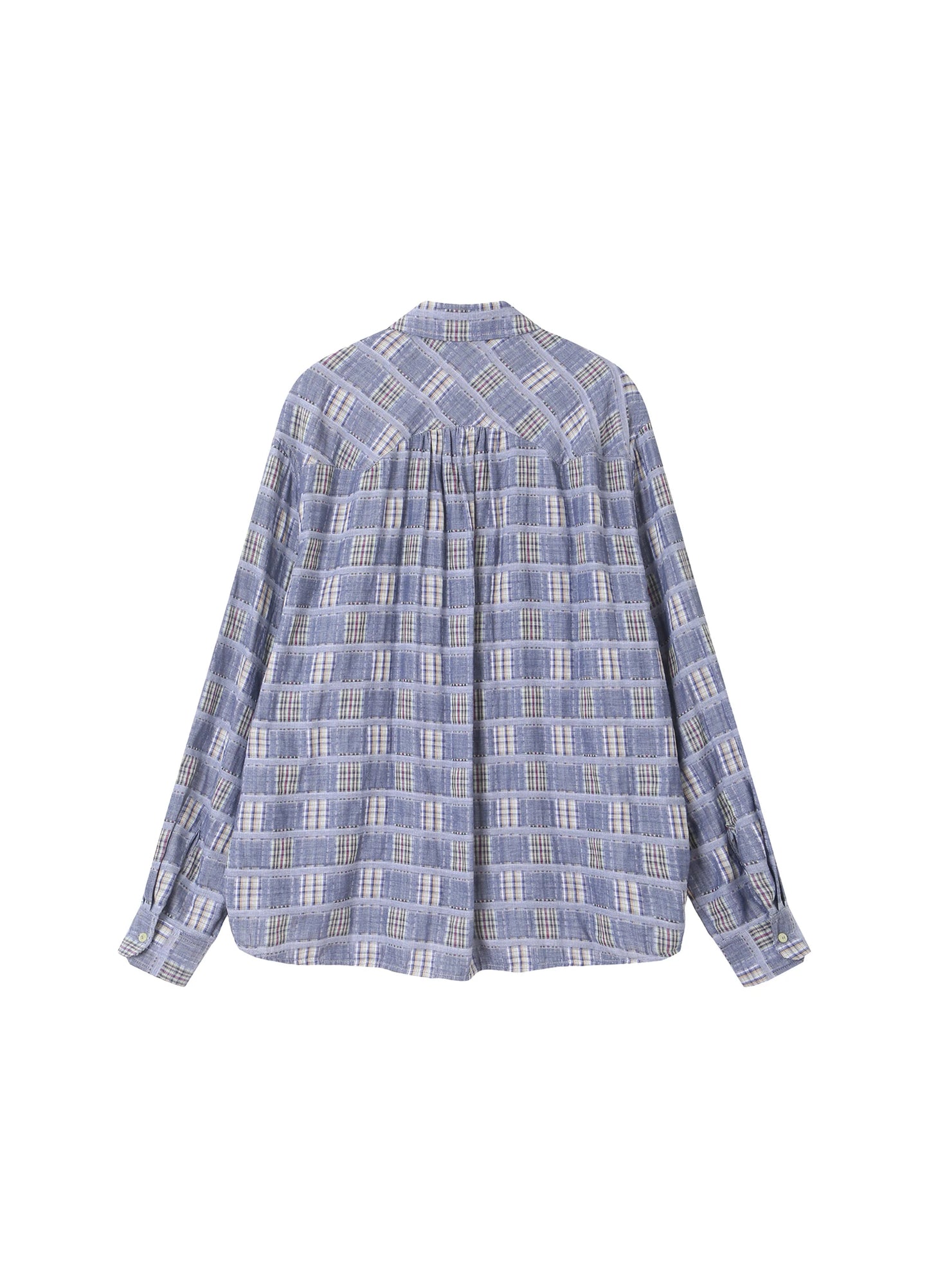 Checked Fringe Shirt