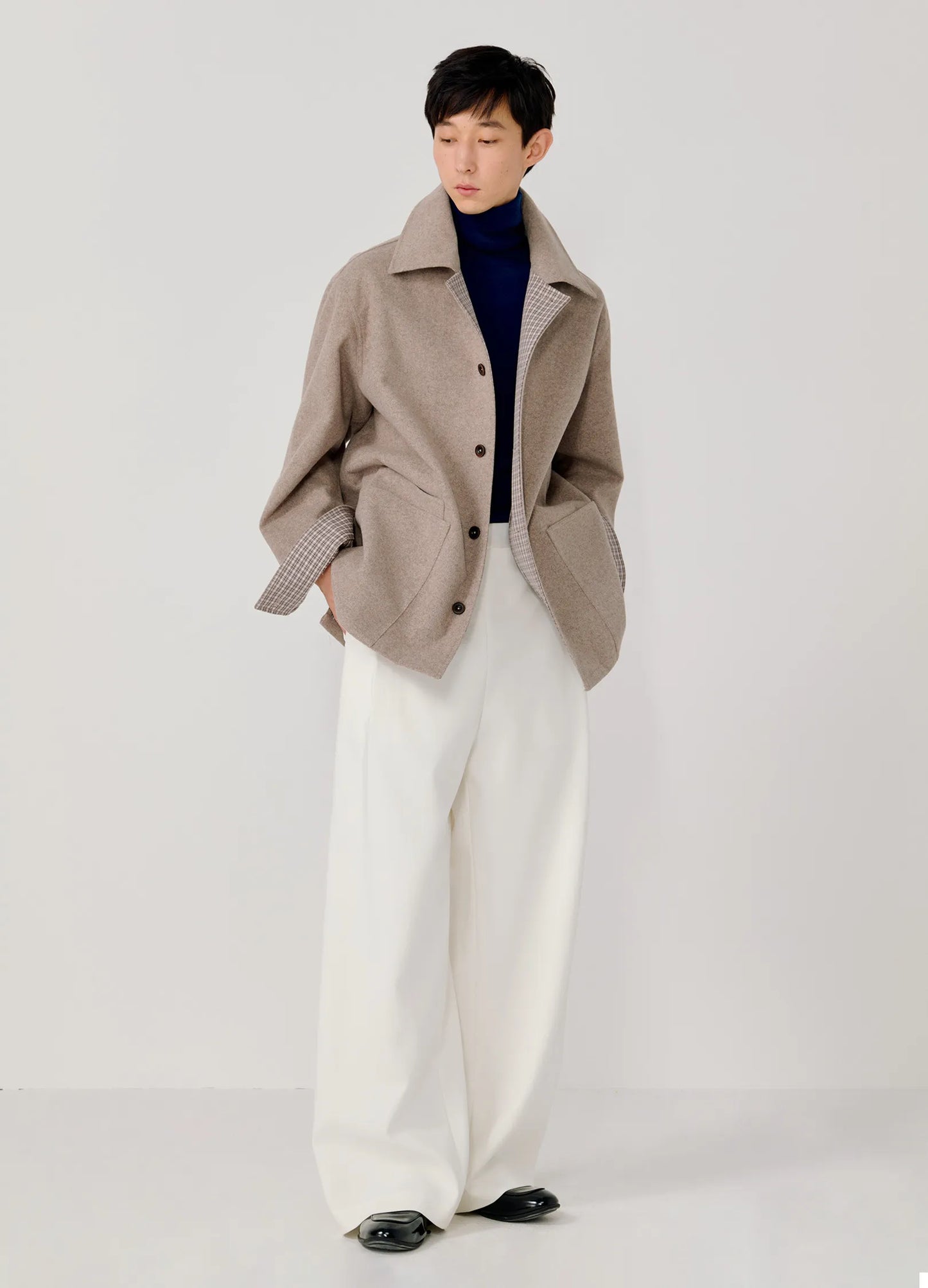 Checkered Split Jacket