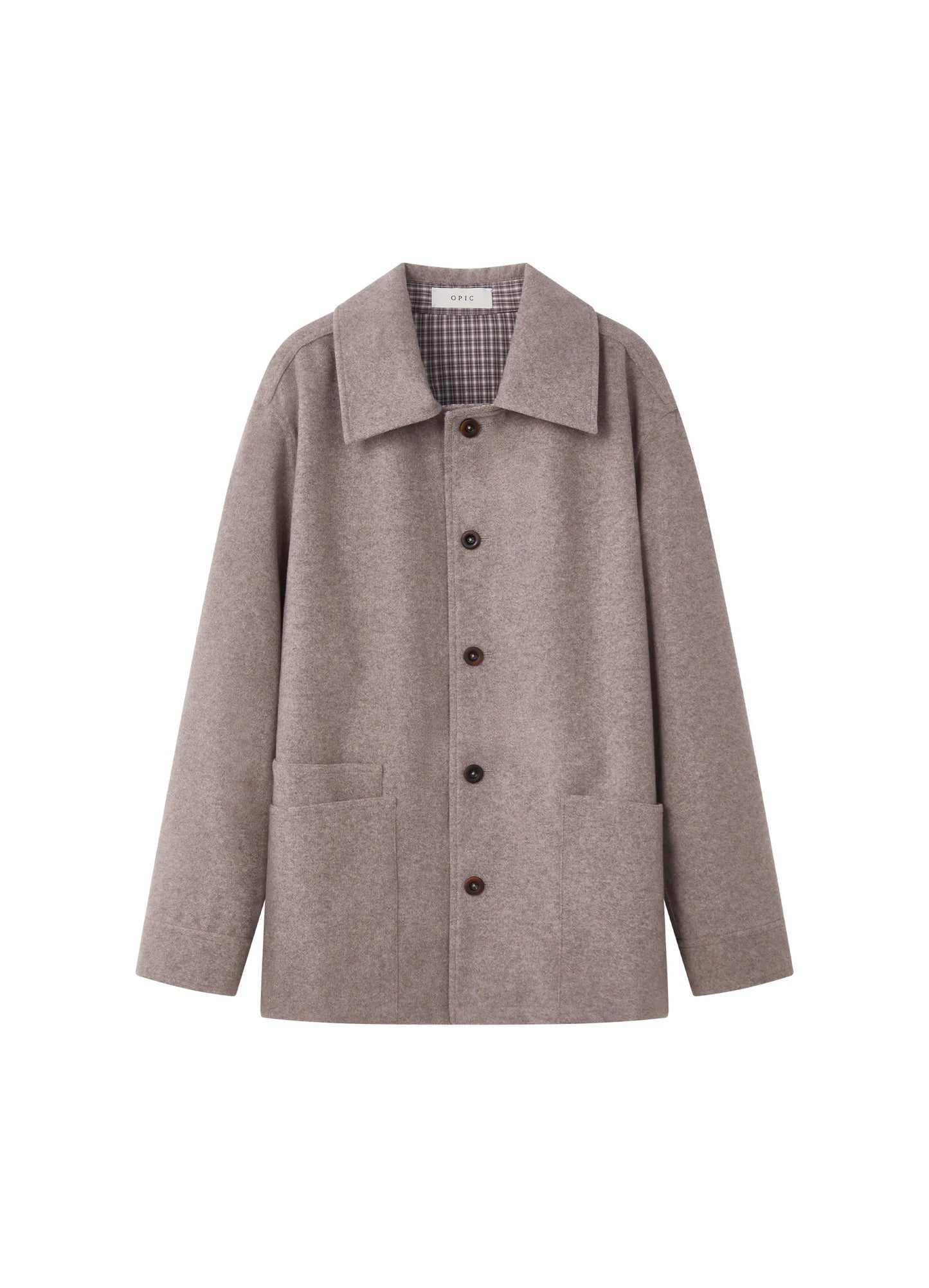 Checkered Split Jacket