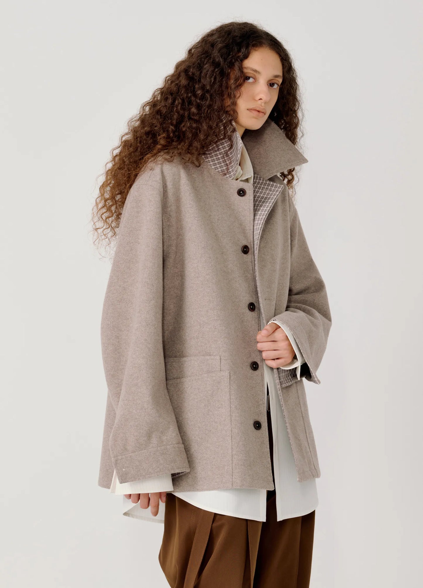 Checkered Split Jacket