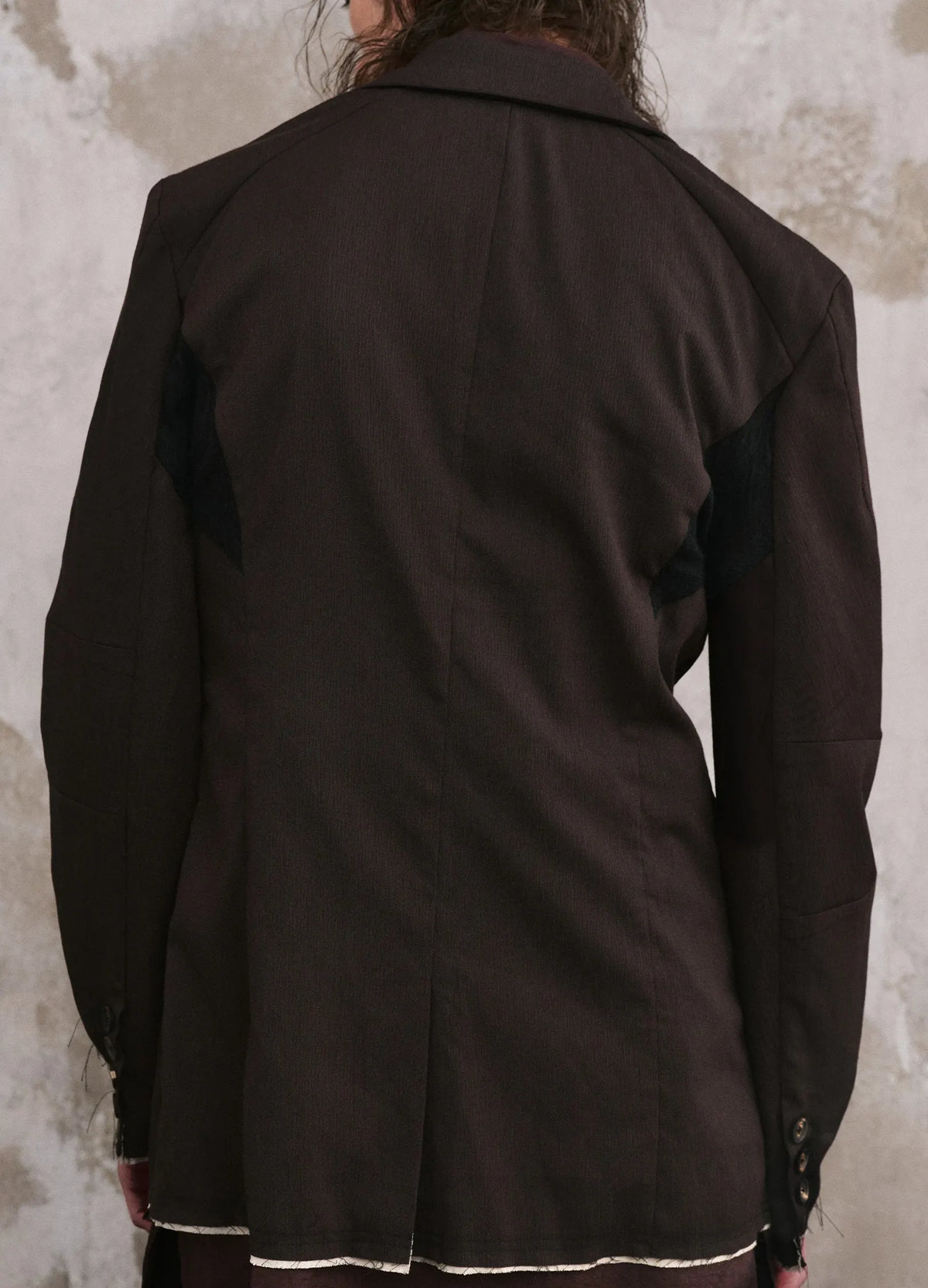 Coarse Panel Blazer