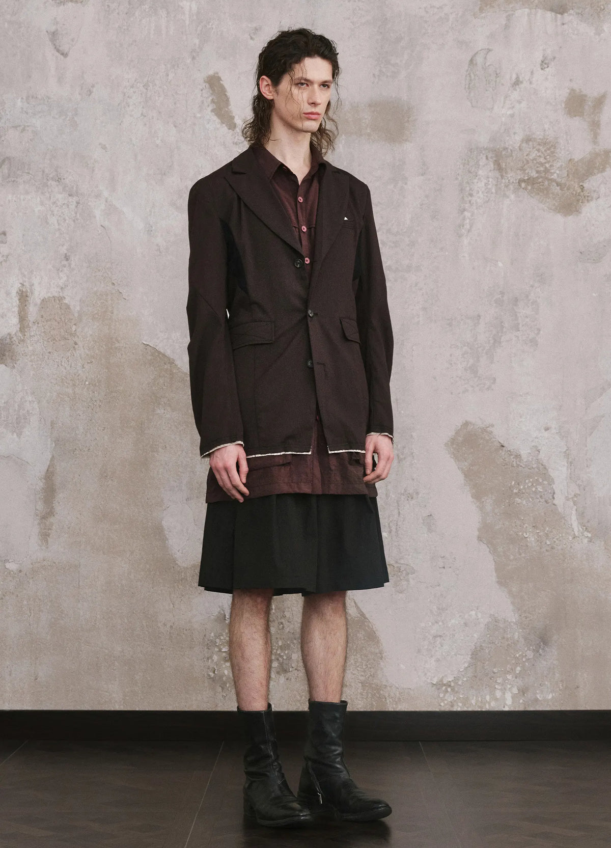 Coarse Panel Blazer
