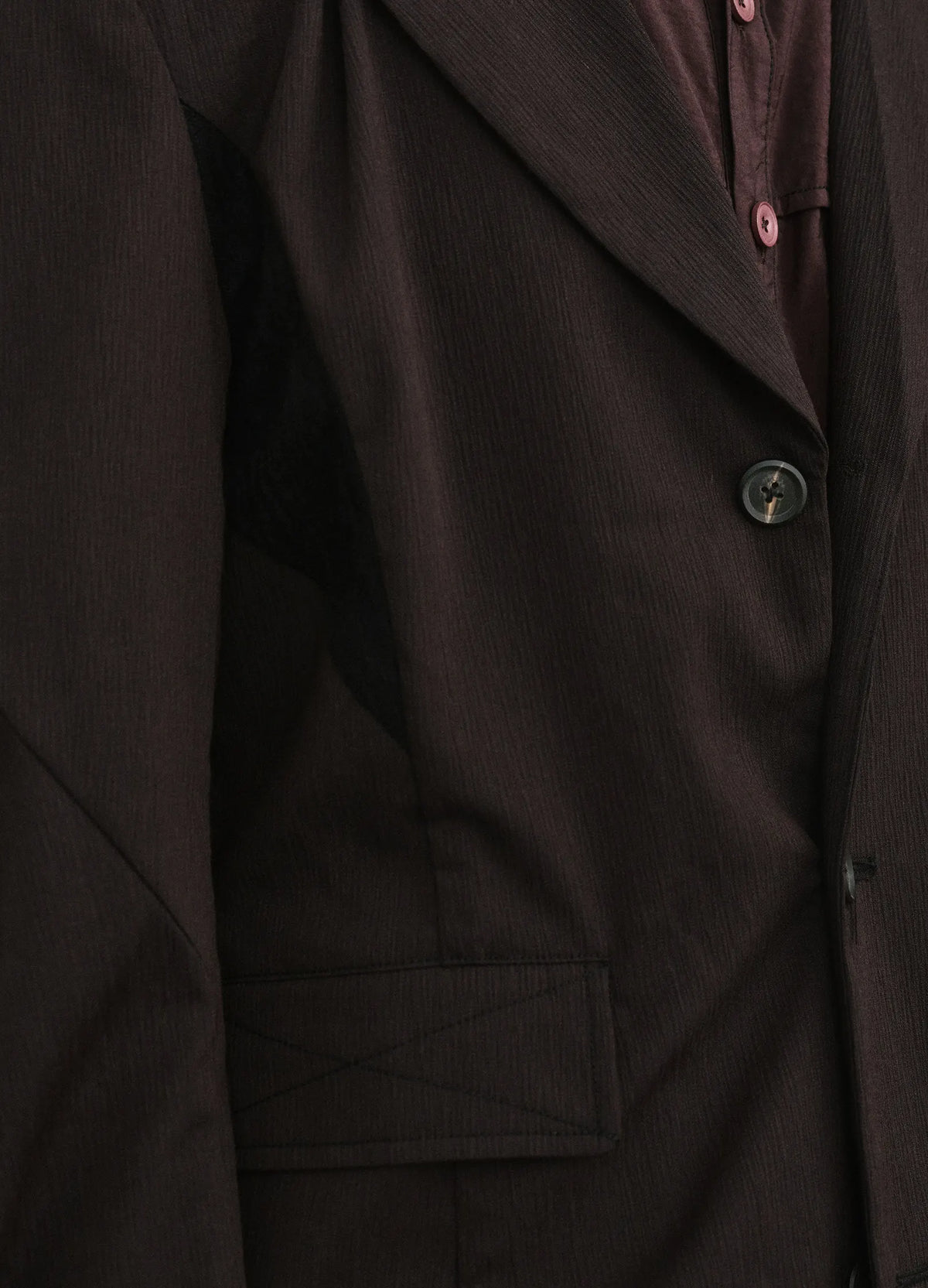 Coarse Panel Blazer